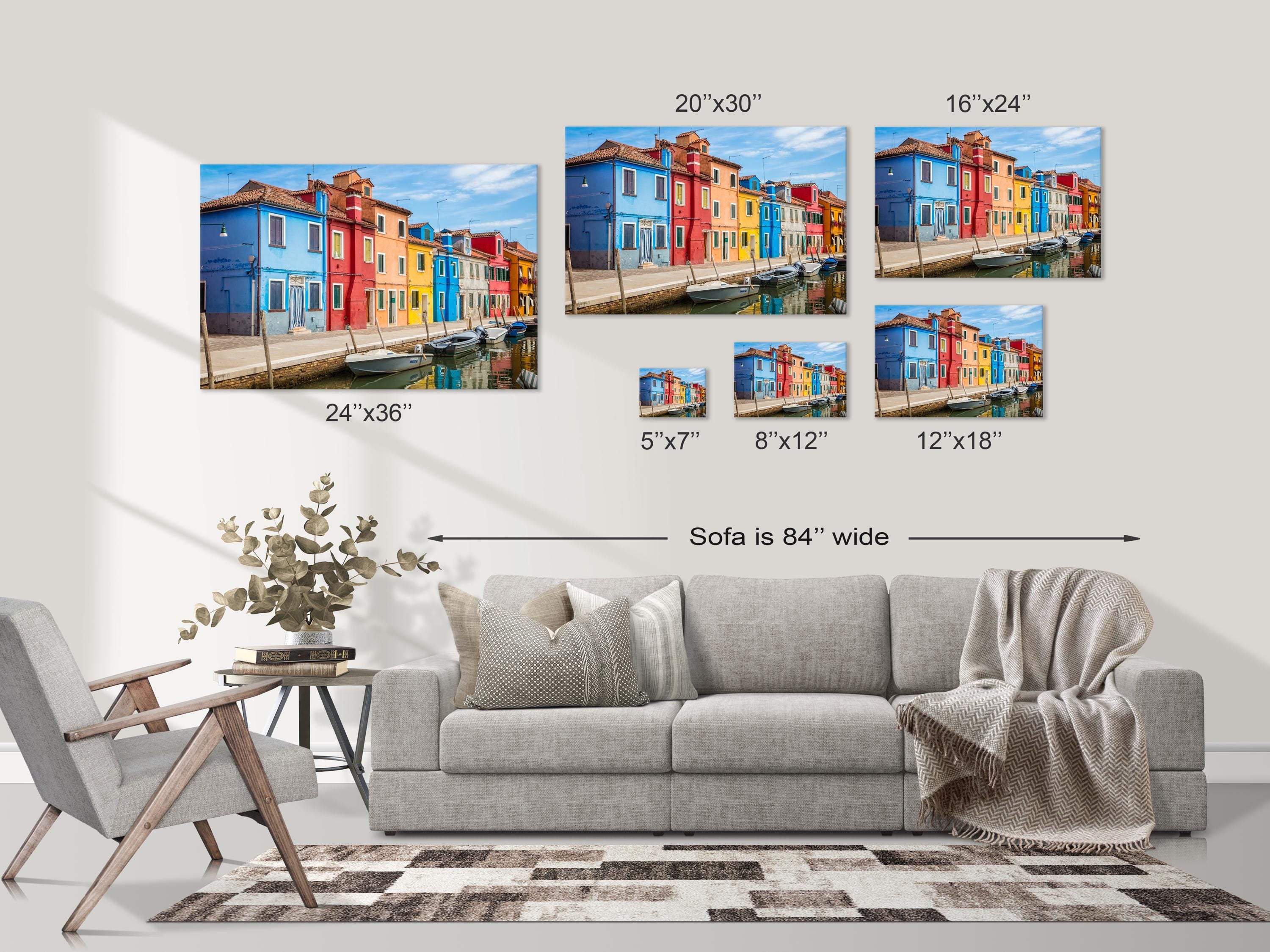 Colorful Burano Canal
