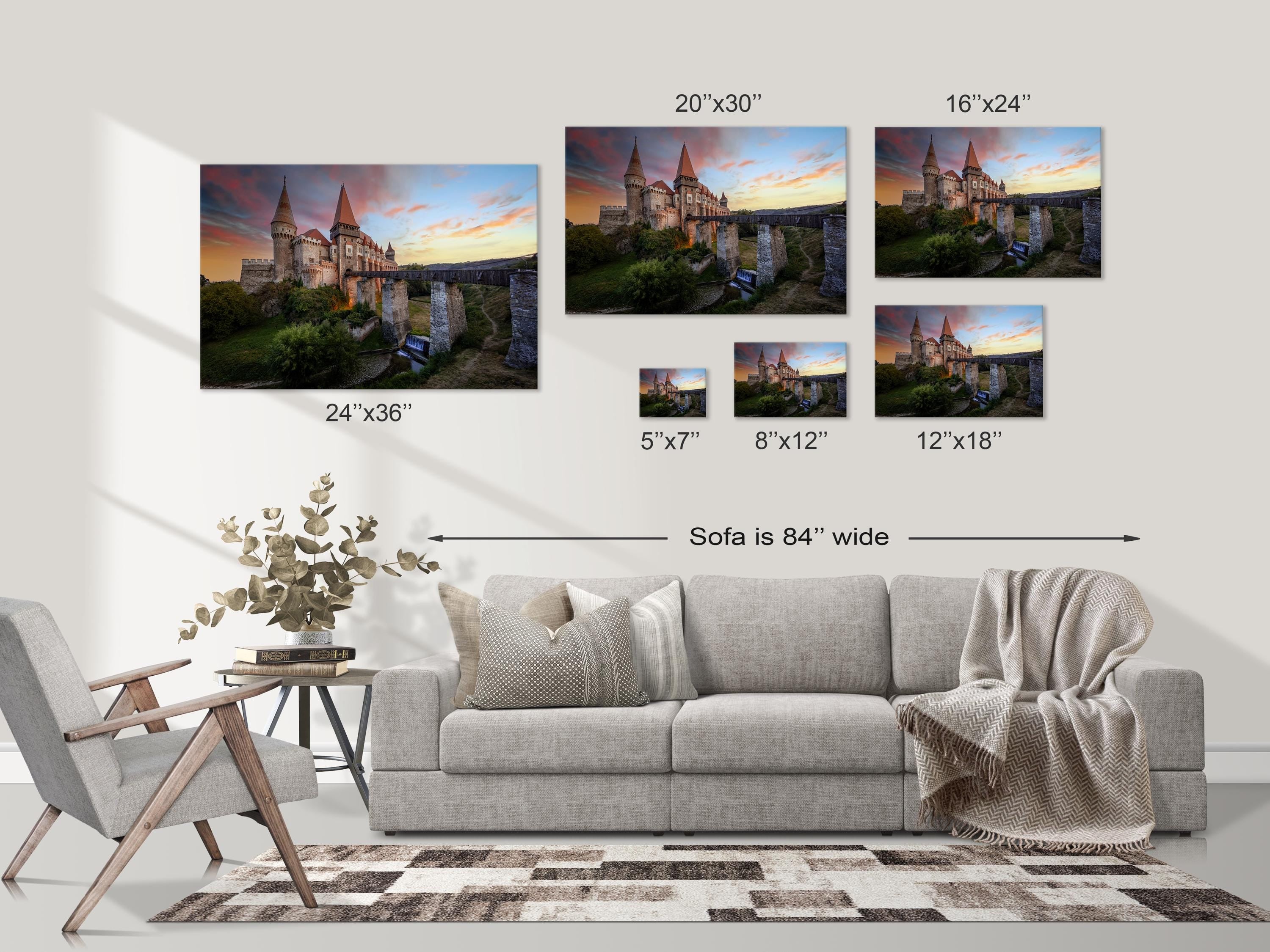 Corvin Castle Sunset