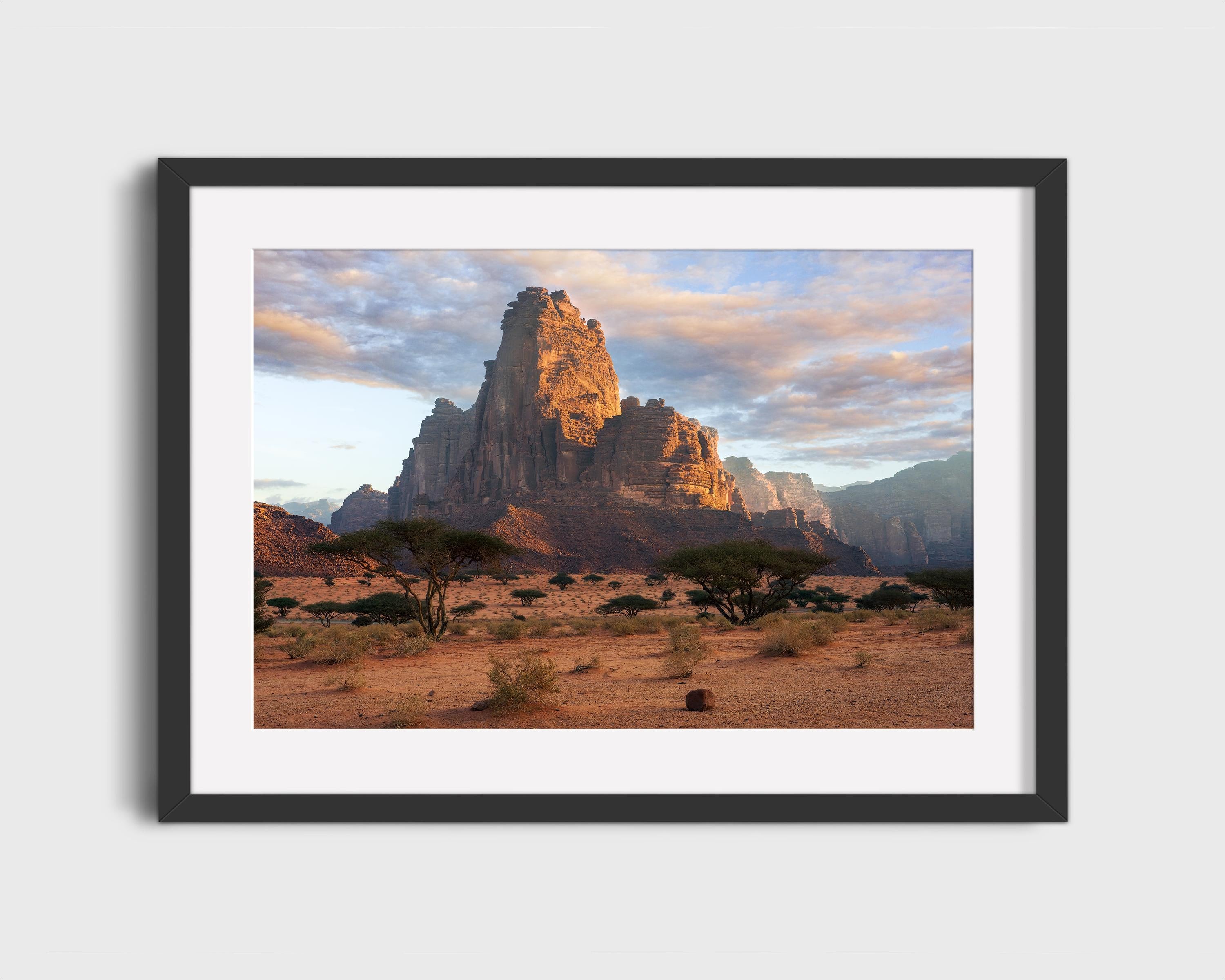 Sunlit Disah Rock Formation