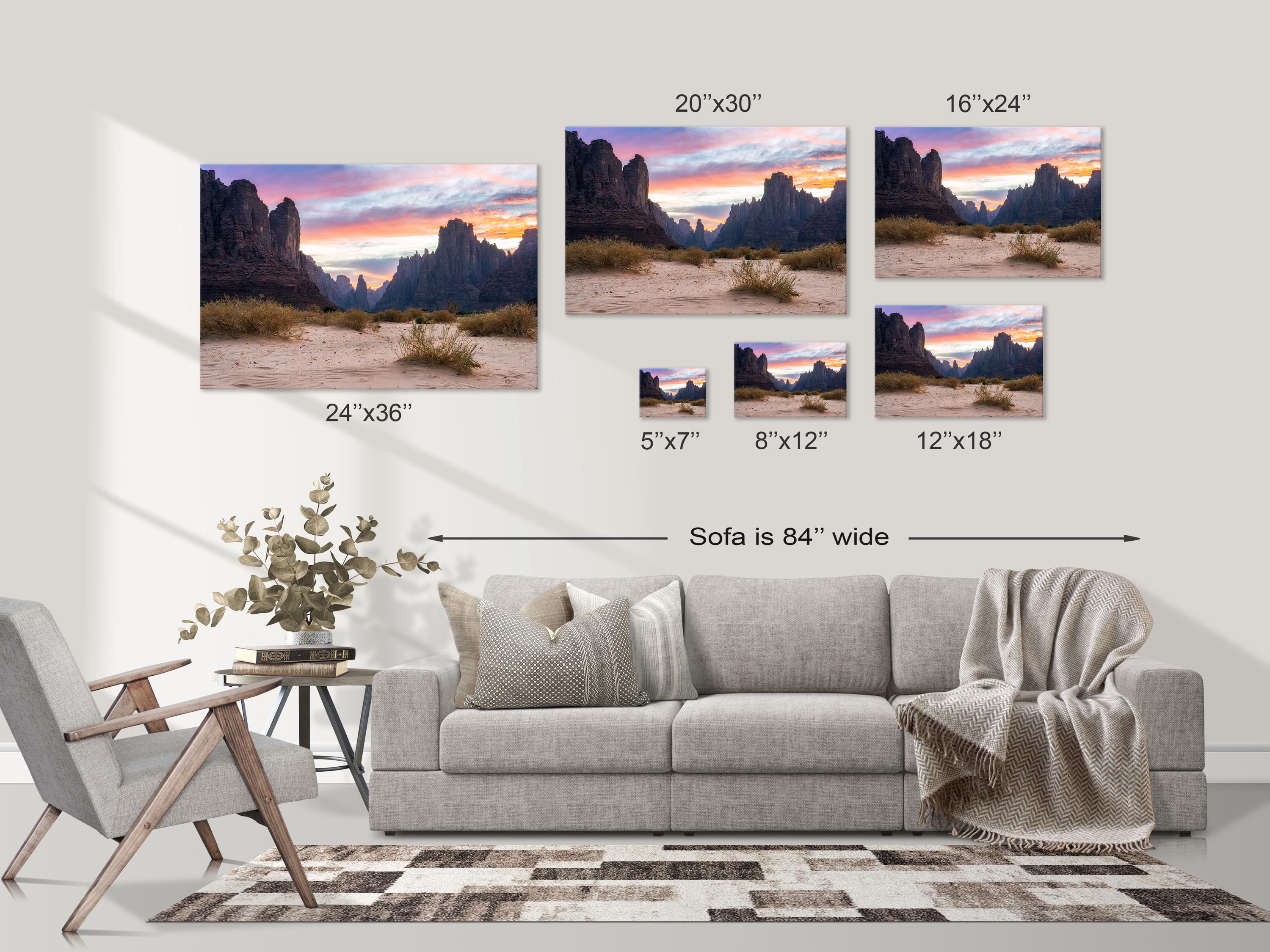 Sunset Desert Canyon