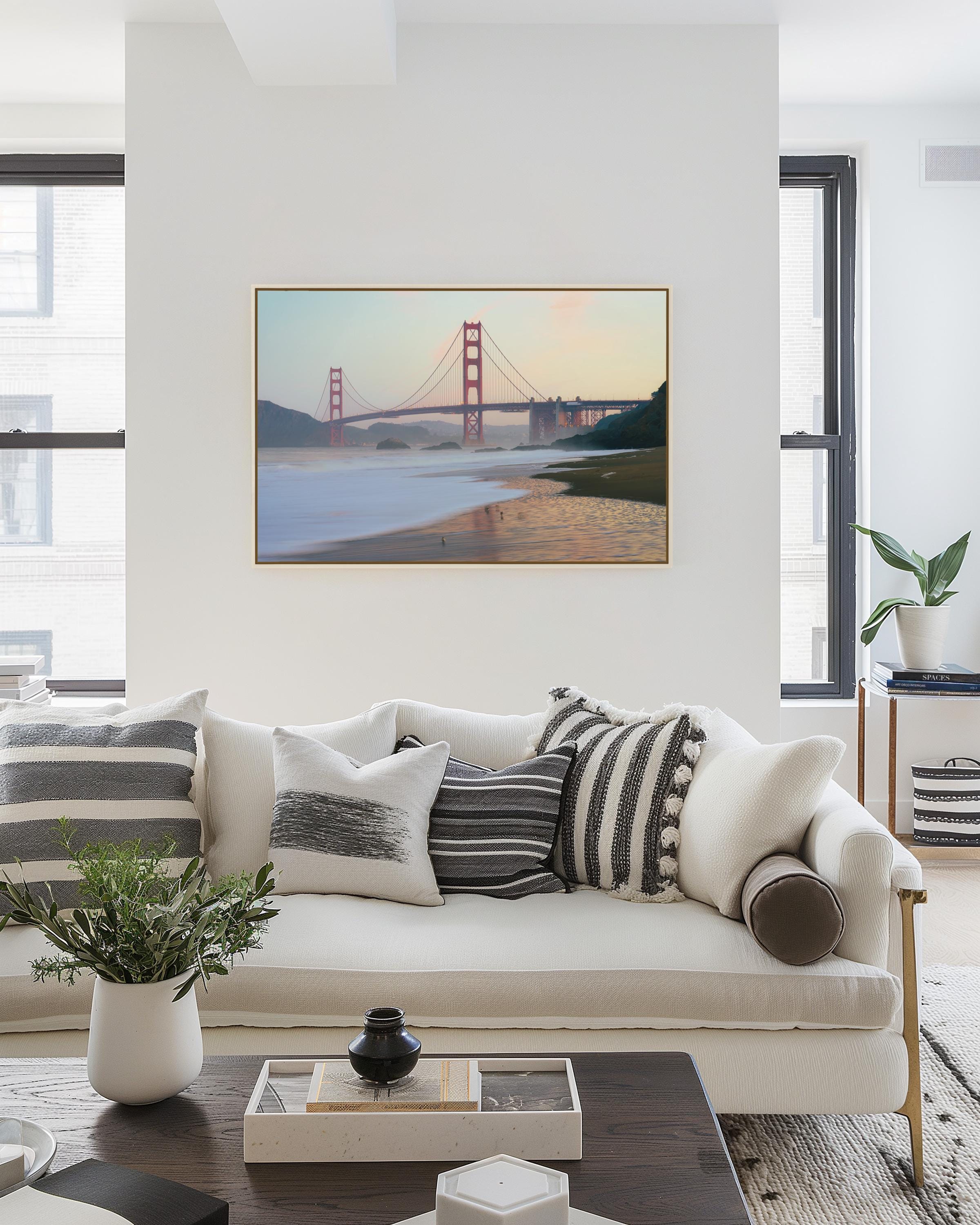 Golden Gate Bridge Misty Sunrise