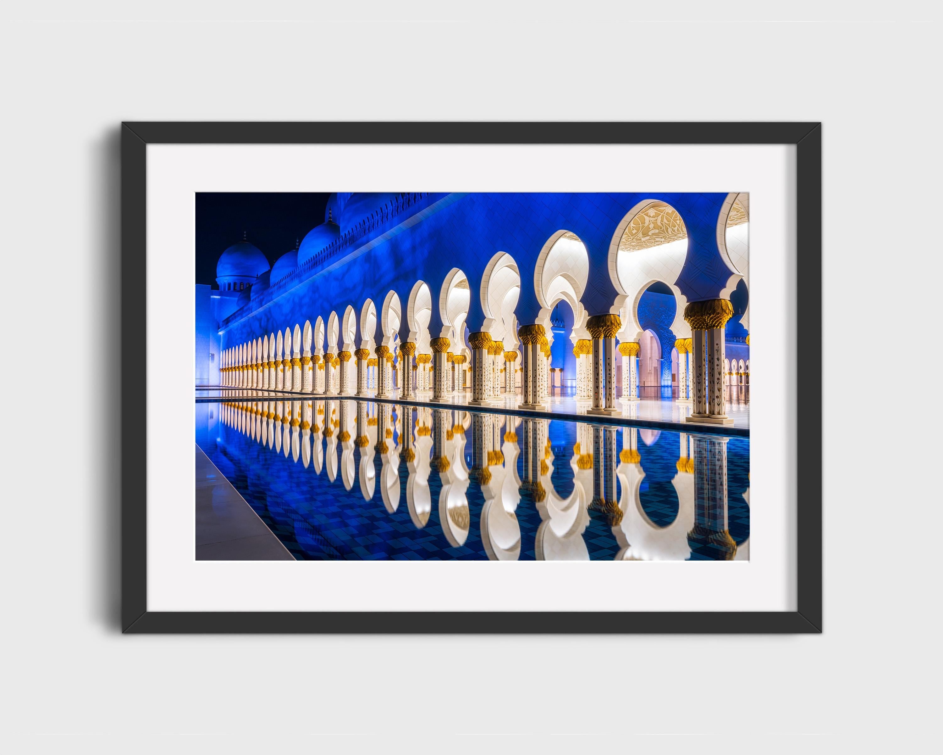 Sheikh Zayed Mosque Reflections Angle