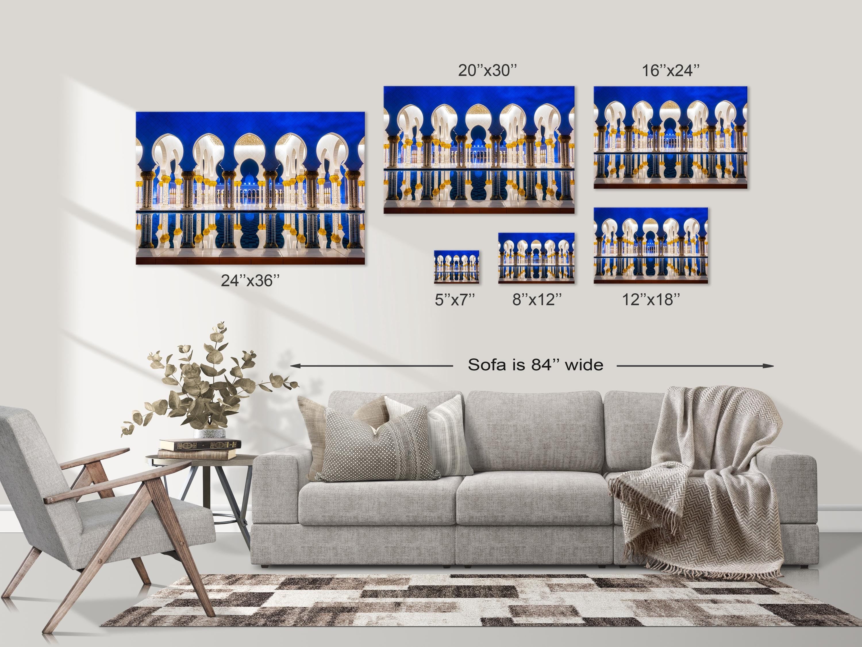 Sheikh Zayed Mosque Reflection