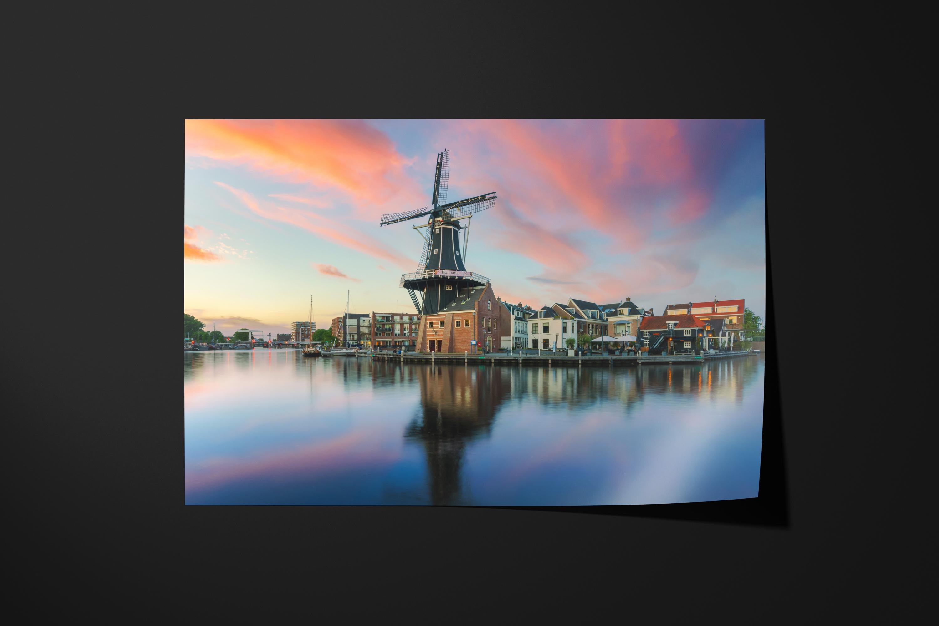 Haarlem Windmill Sunset