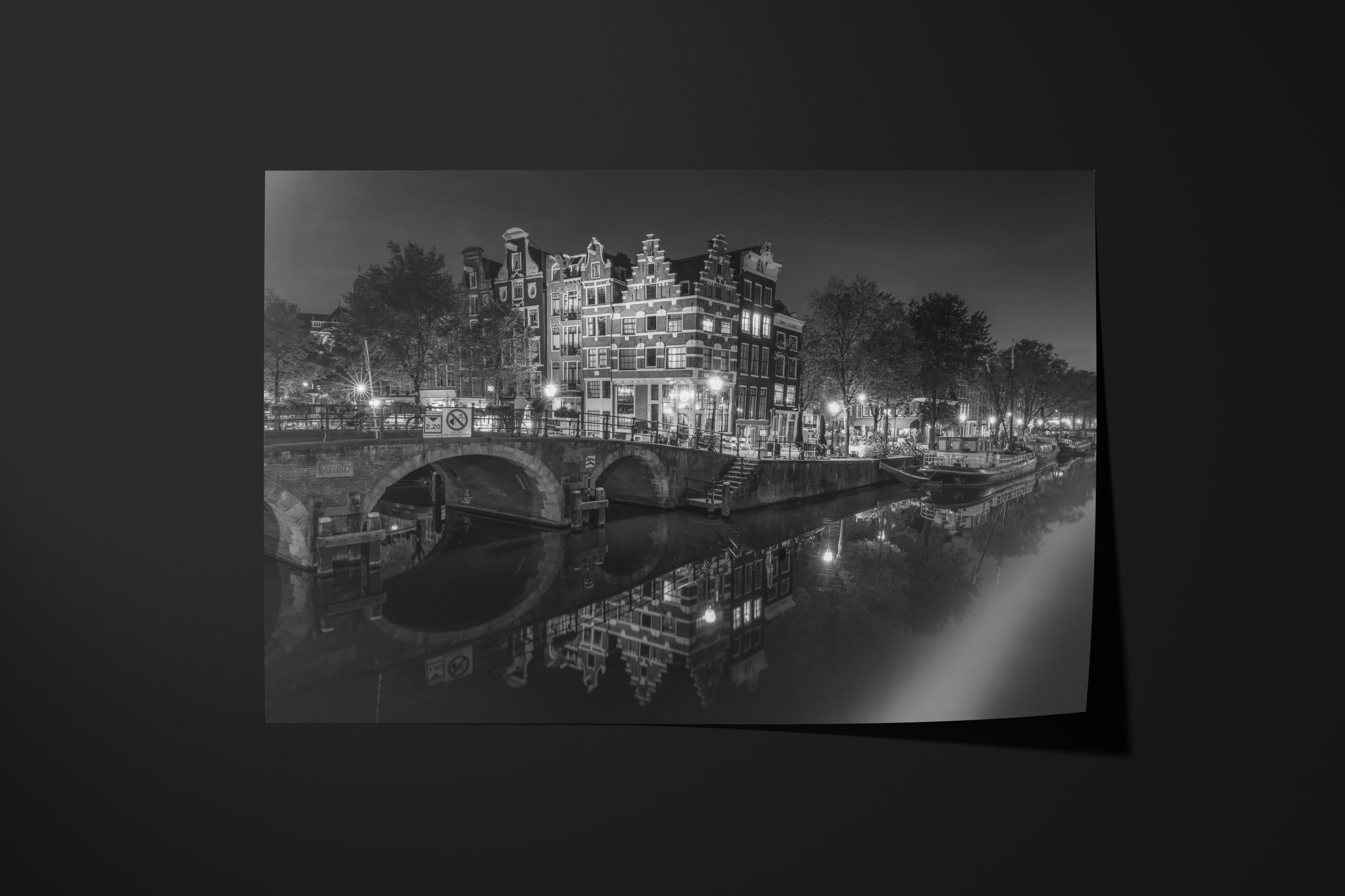 Amsterdam Canal at Night