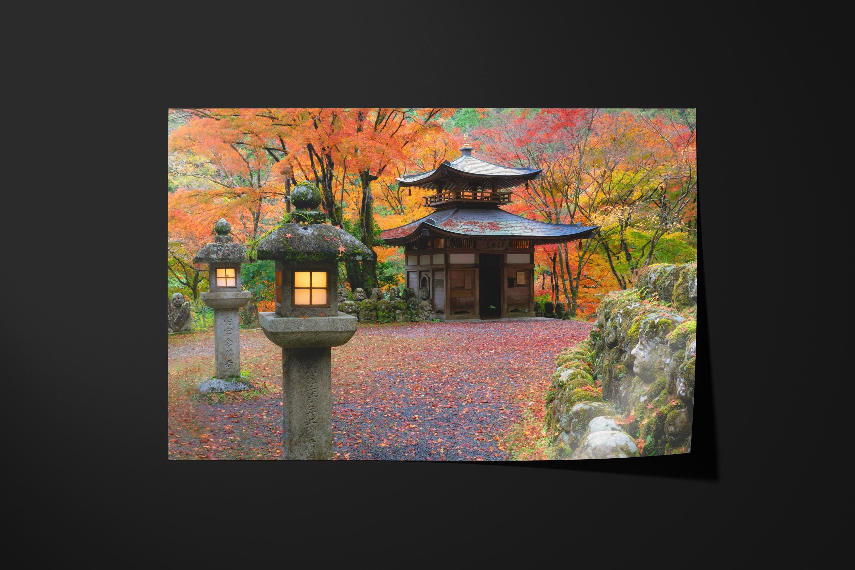 Japanese Temple in Autumn