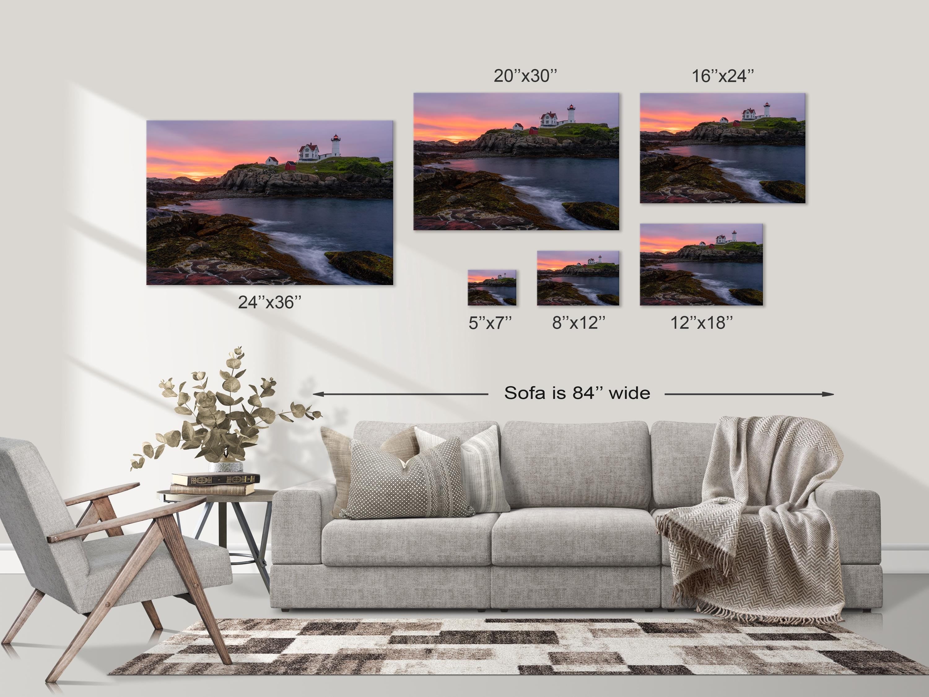 Nubble Lighthouse Sunset