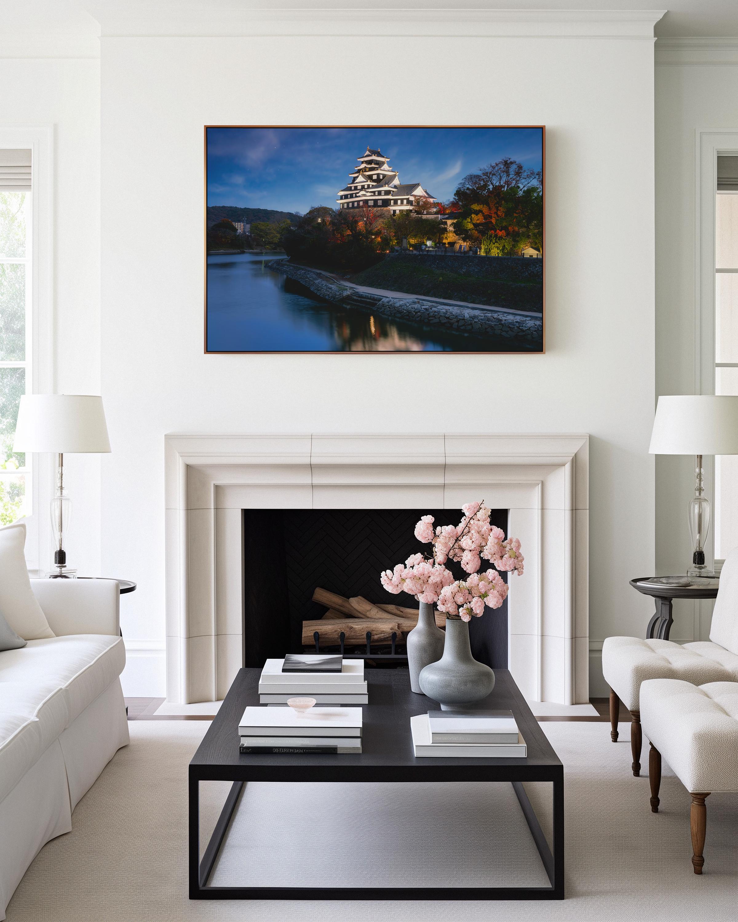 Okayama Castle at Dusk