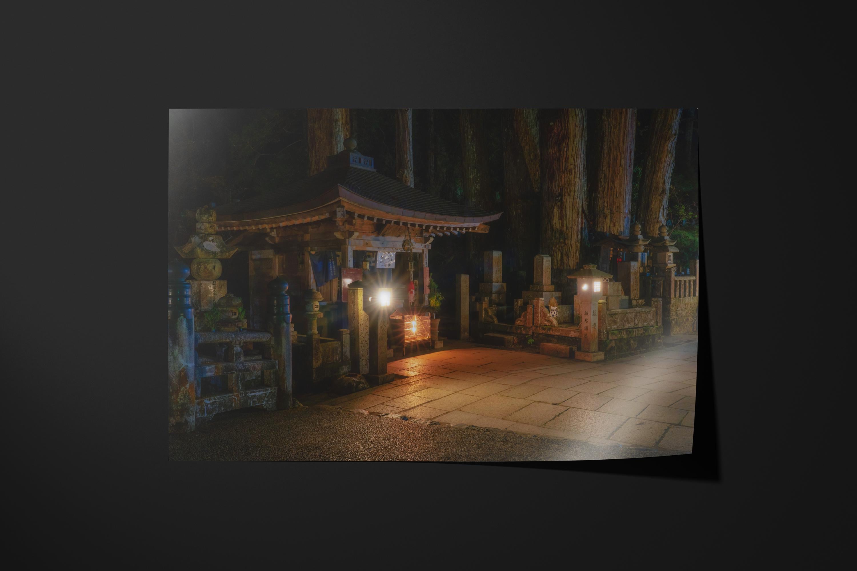 Mystical Japanese Shrine Night