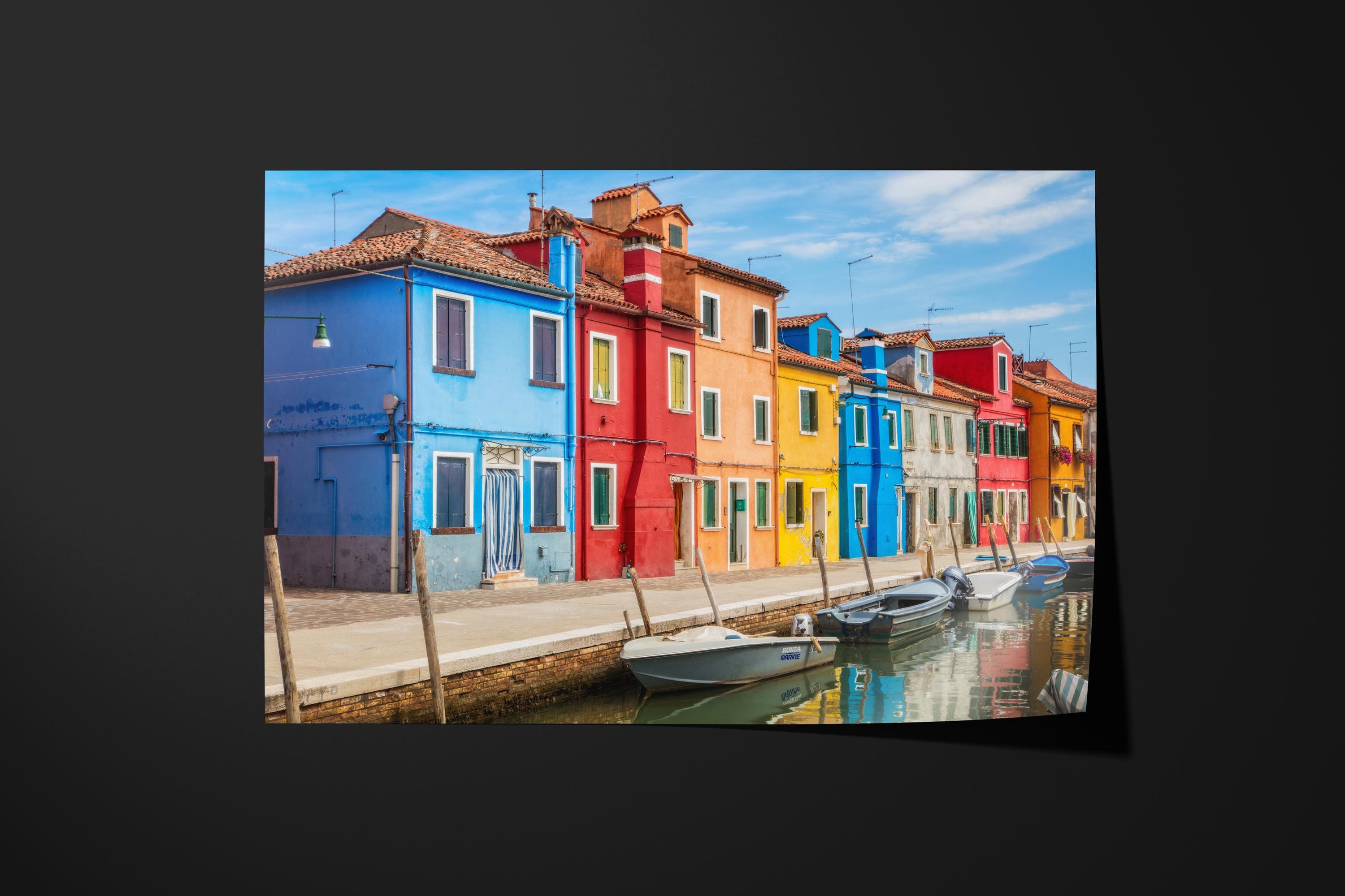 Colorful Burano Canal