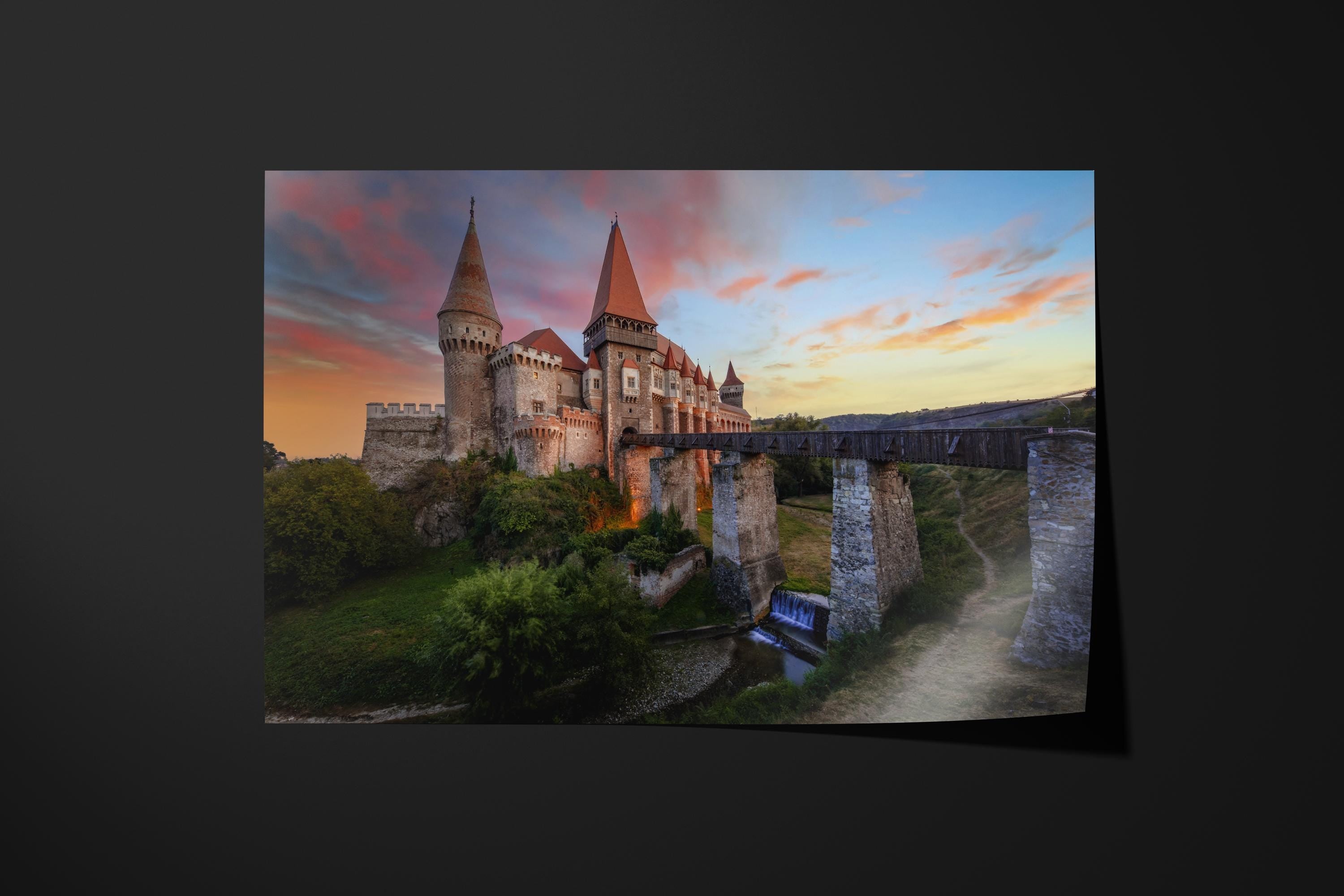 Corvin Castle Sunset