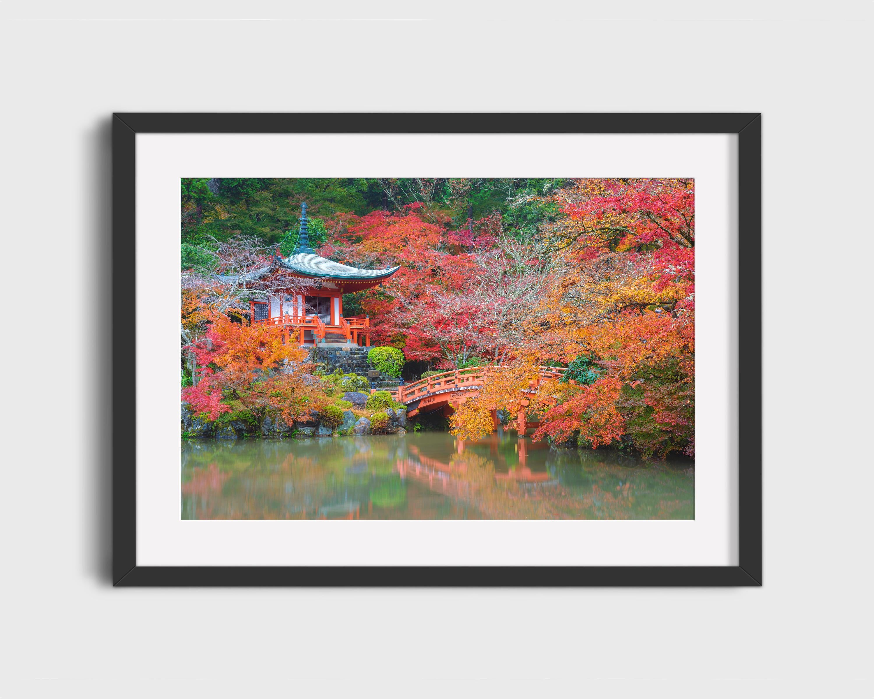 Kyoto Temple in Autumn