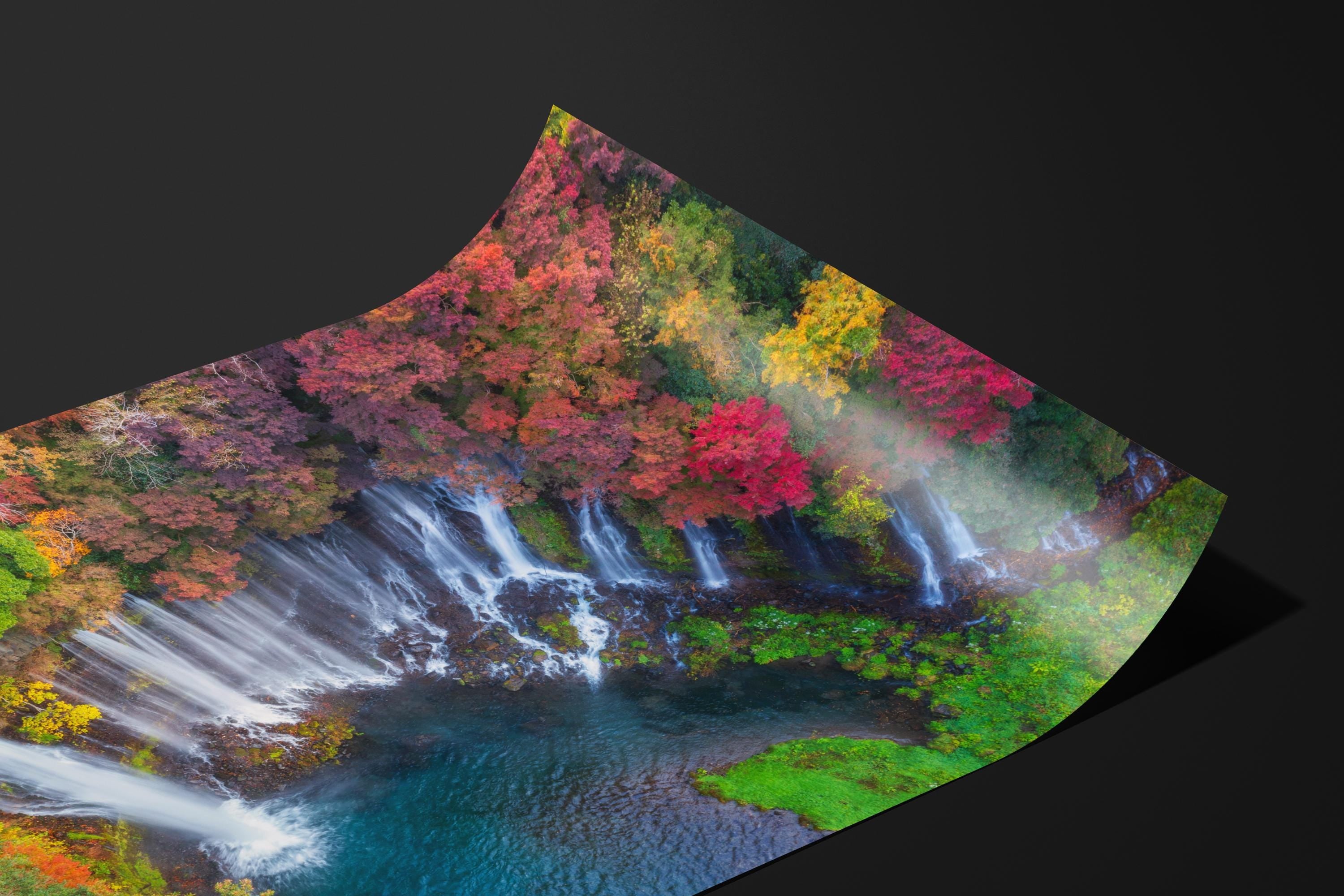 Shiraito Autumn Waterfall