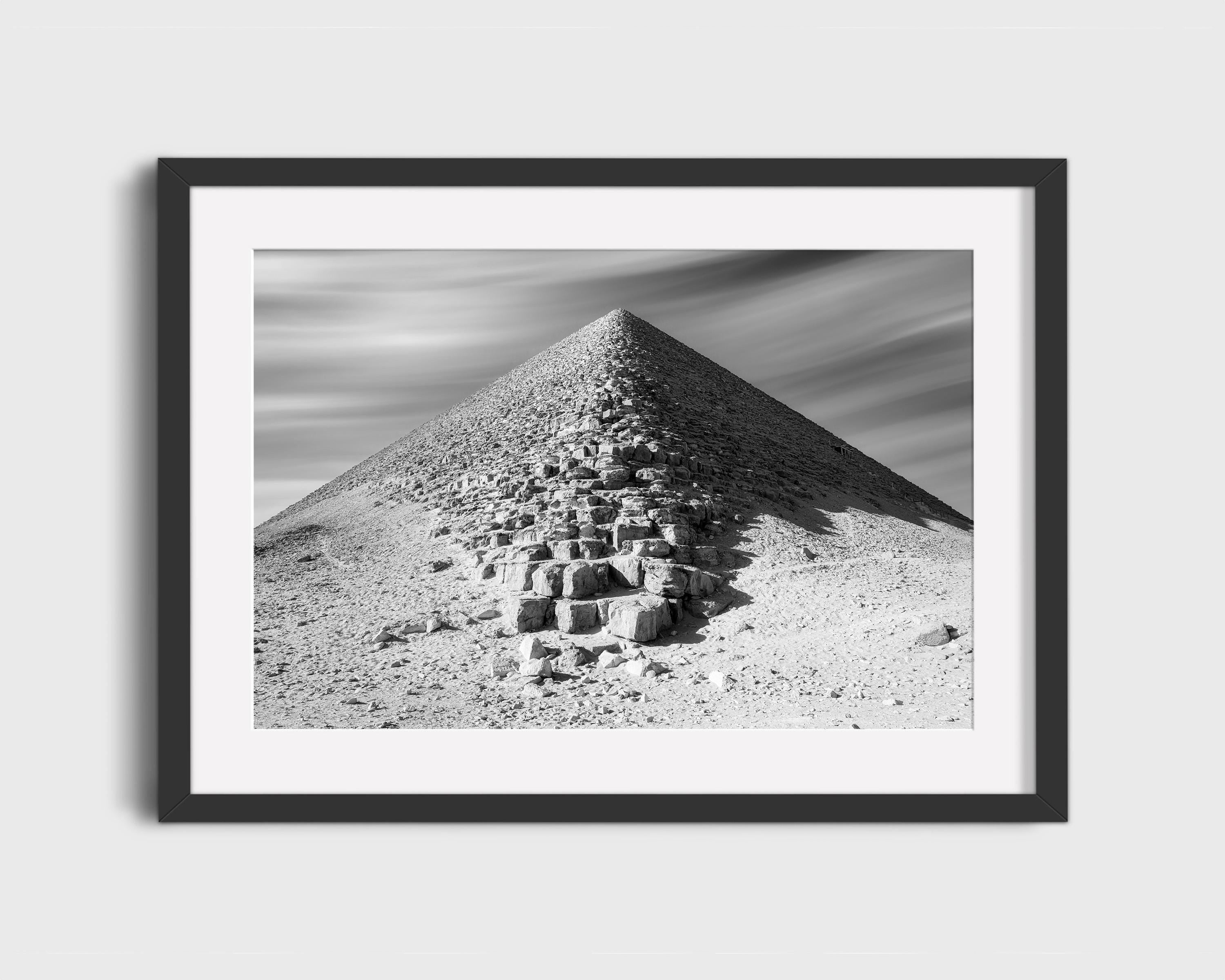 Black and White Red Pyramid