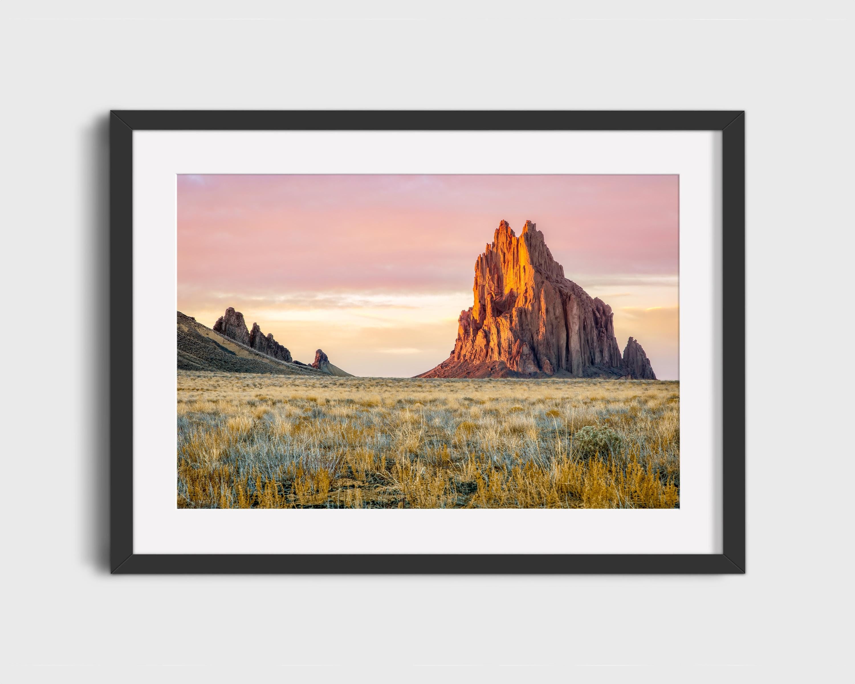 Shiprock Sunset