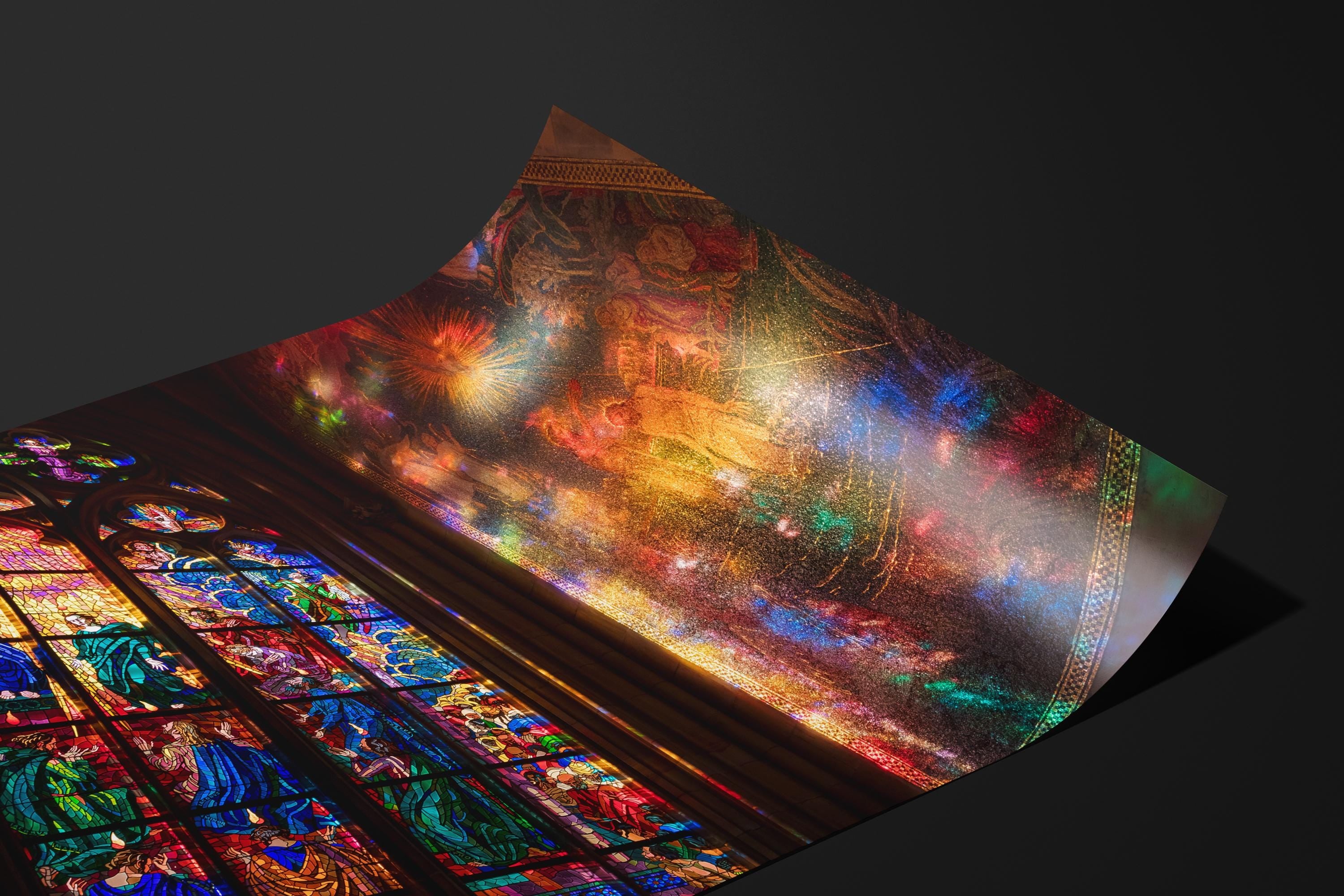 Stained Glass Cathedral Light