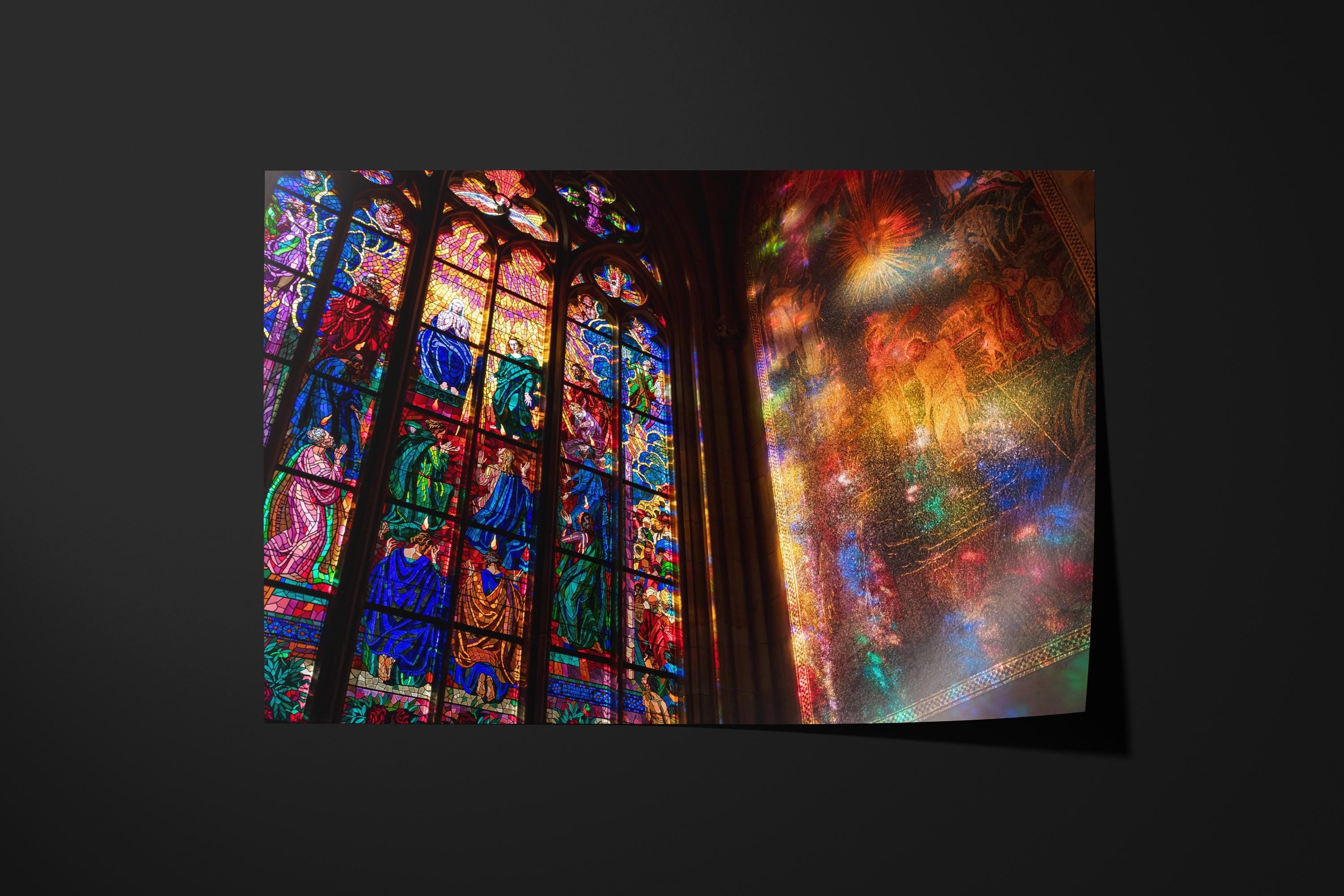 Stained Glass Cathedral Light
