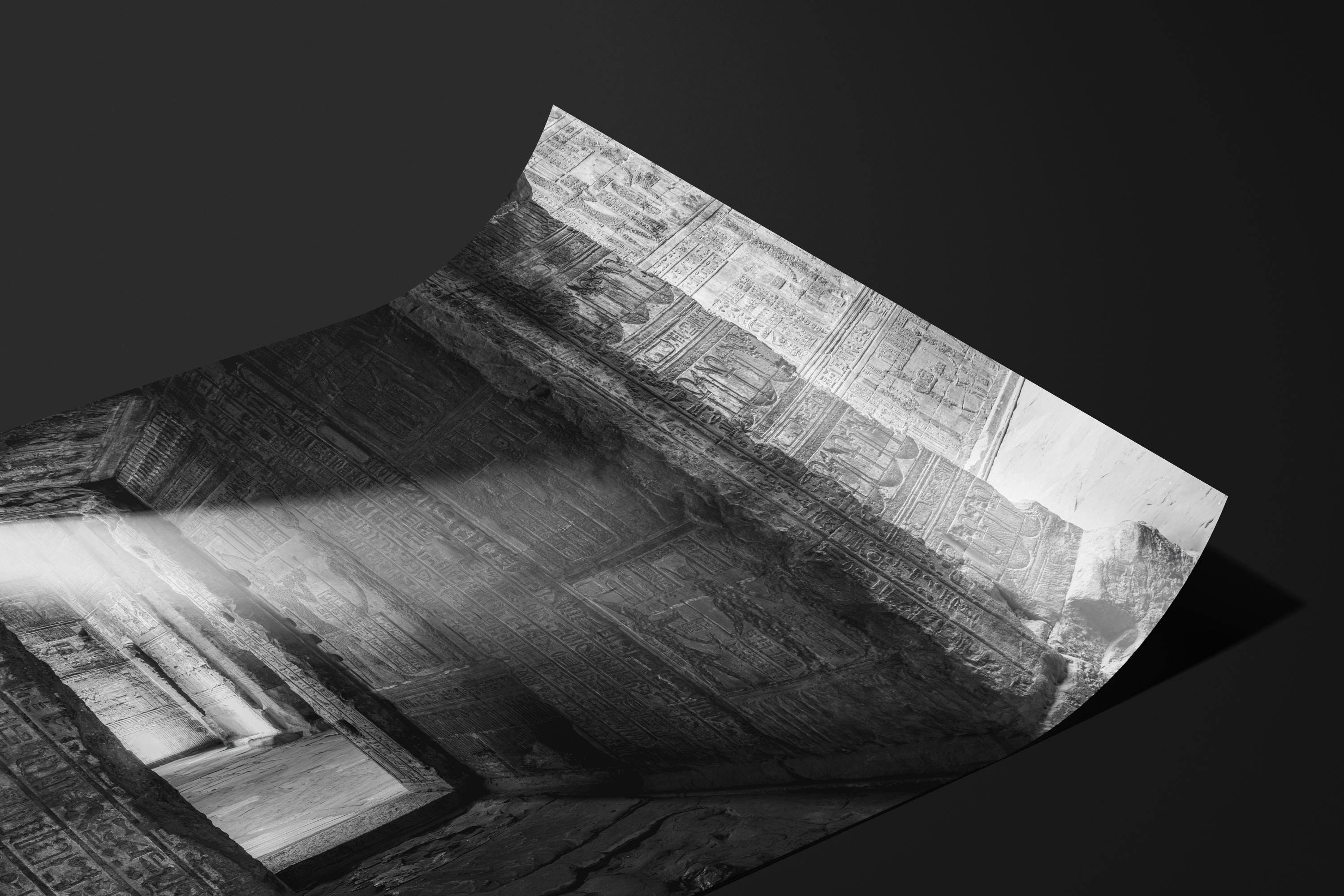 Ancient Egyptian Temple Light Beam