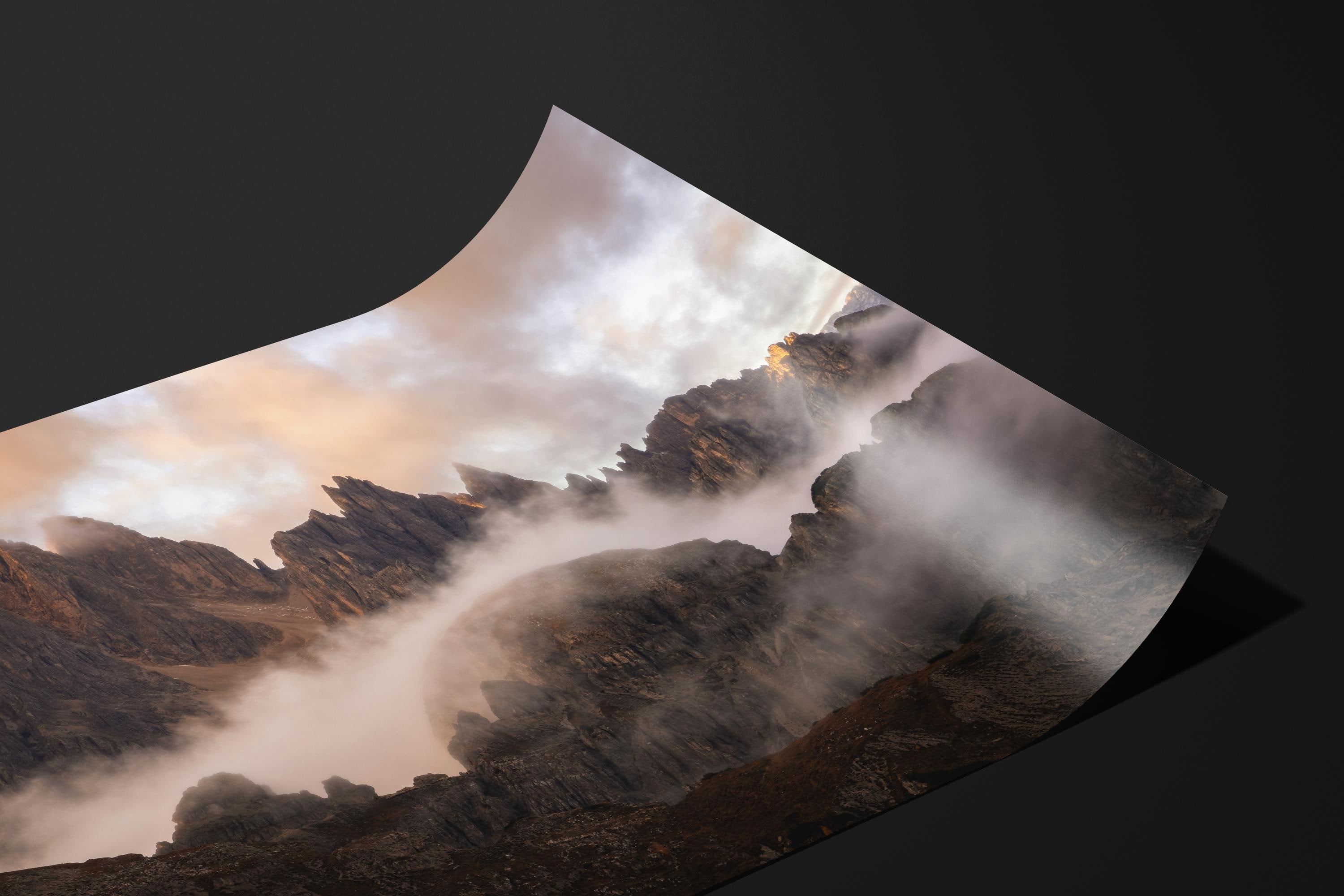 Misty Dolomites Sunrise