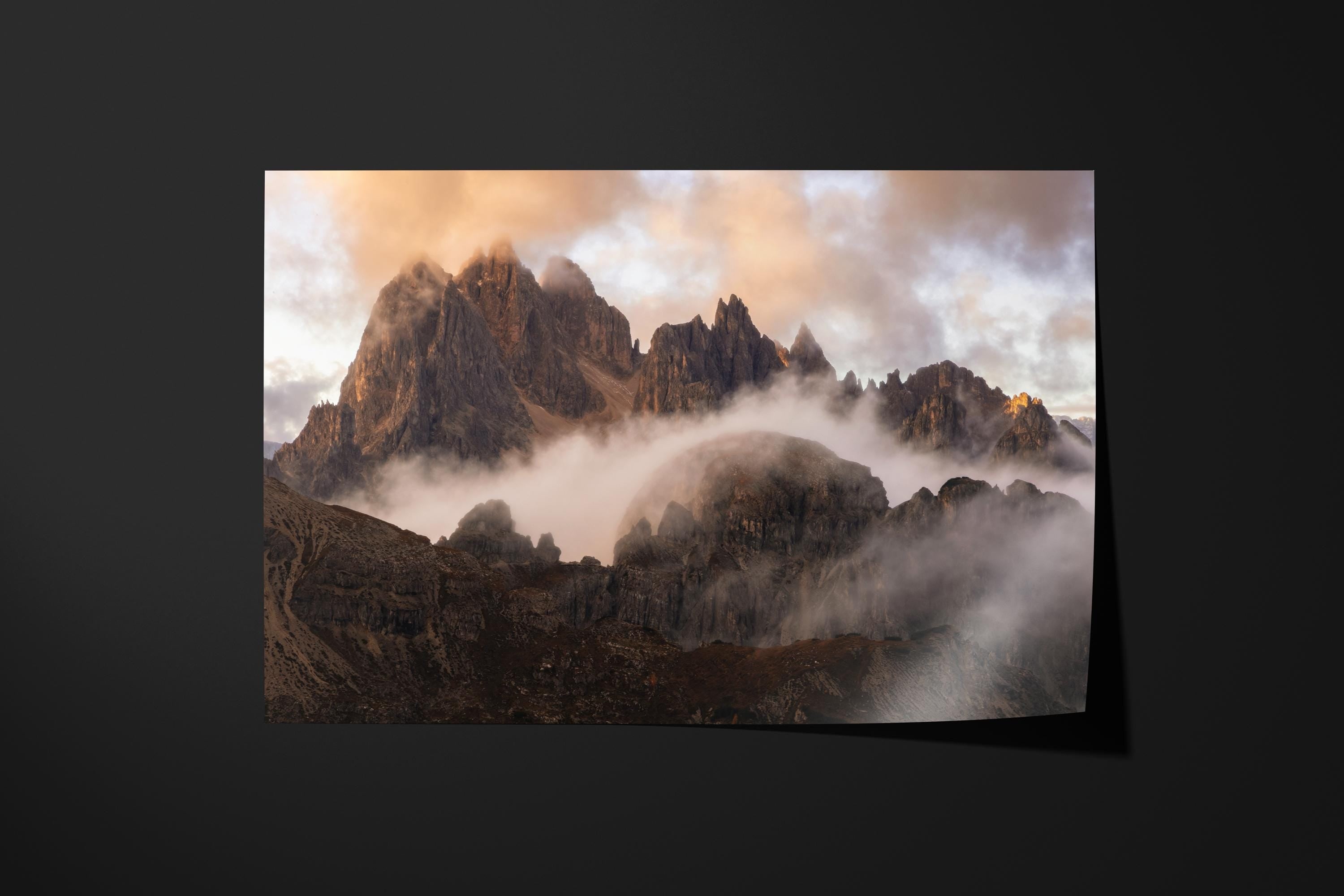 Misty Dolomites Sunrise
