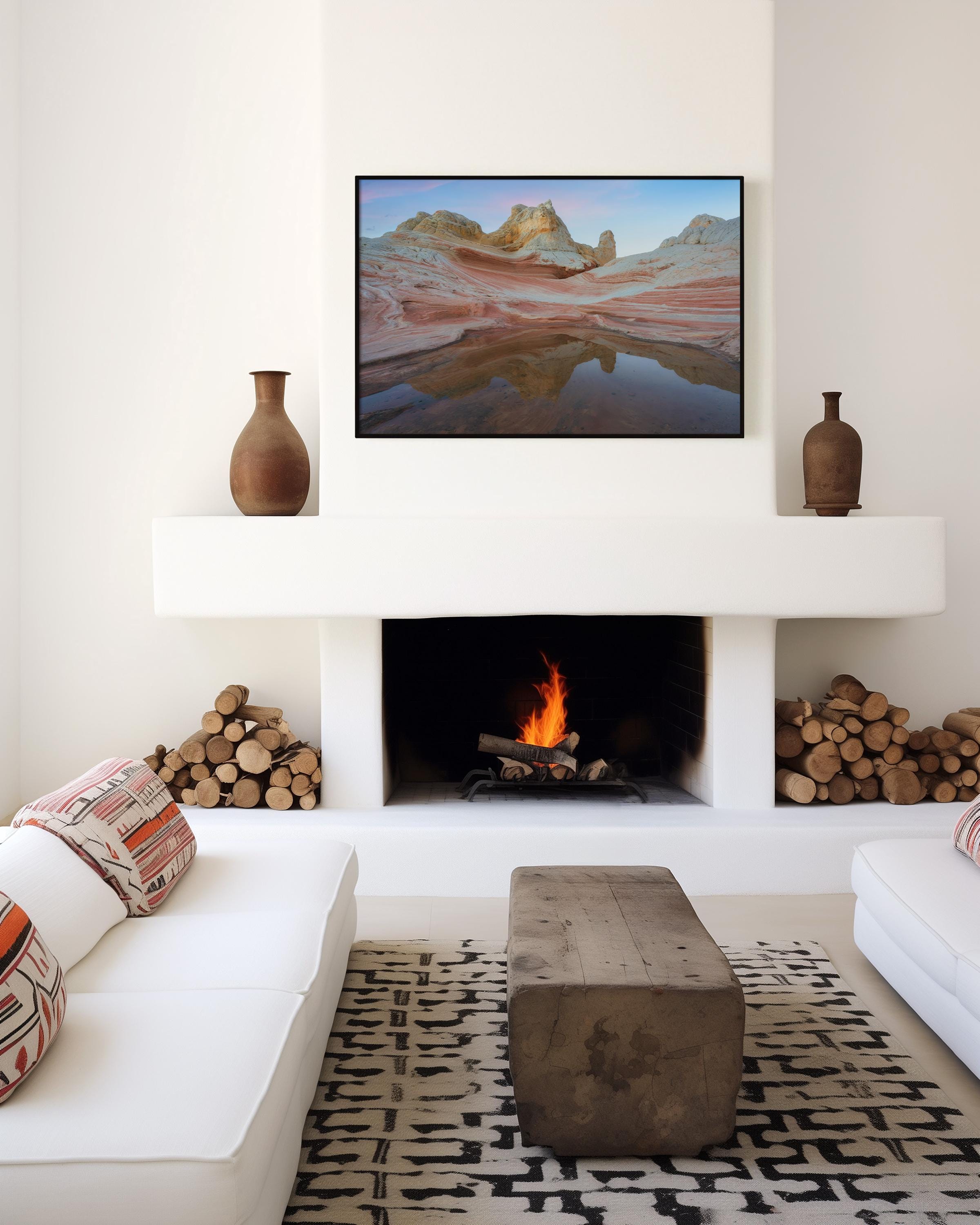 White Pocket Reflection at Sunset