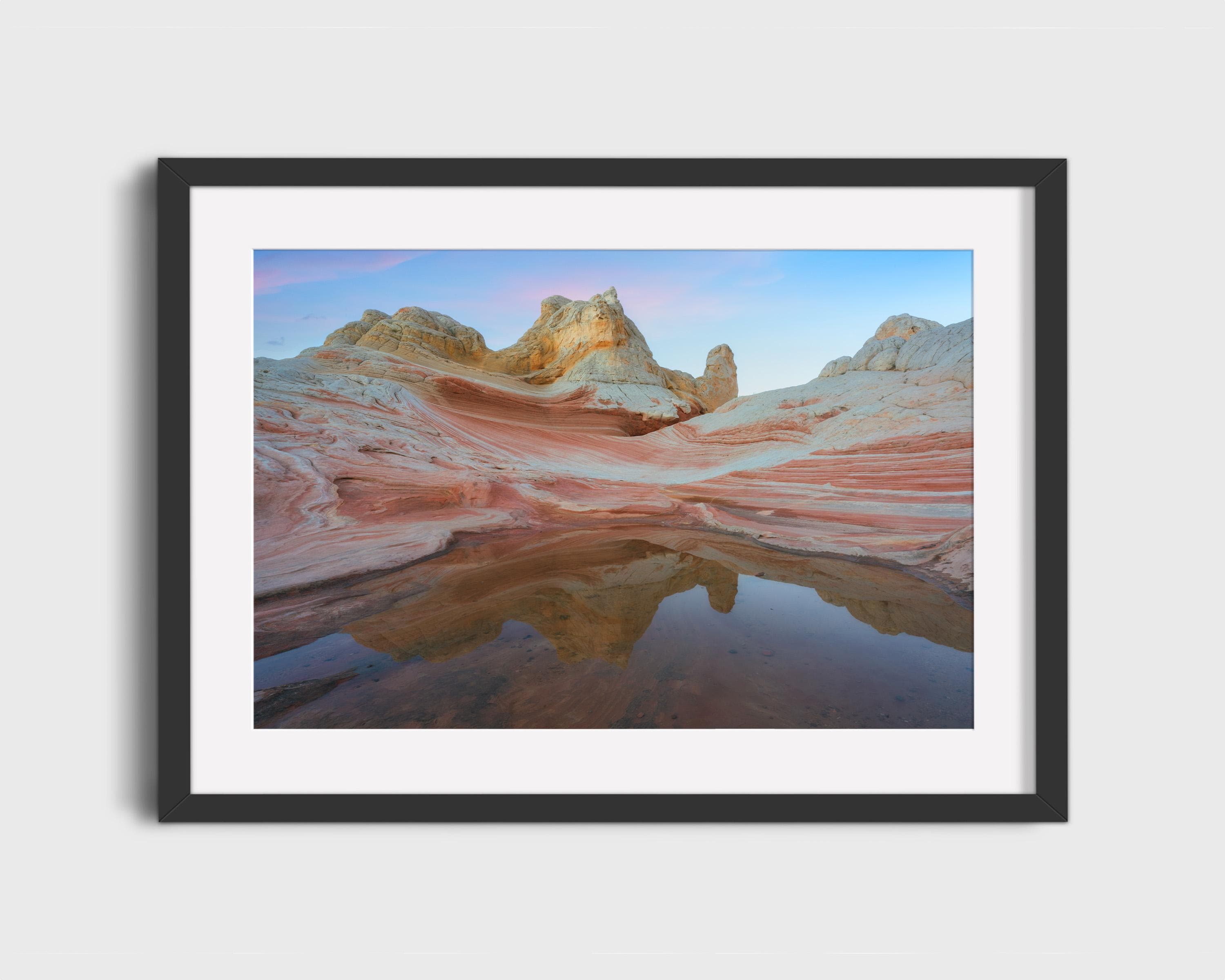 White Pocket Reflection at Sunset