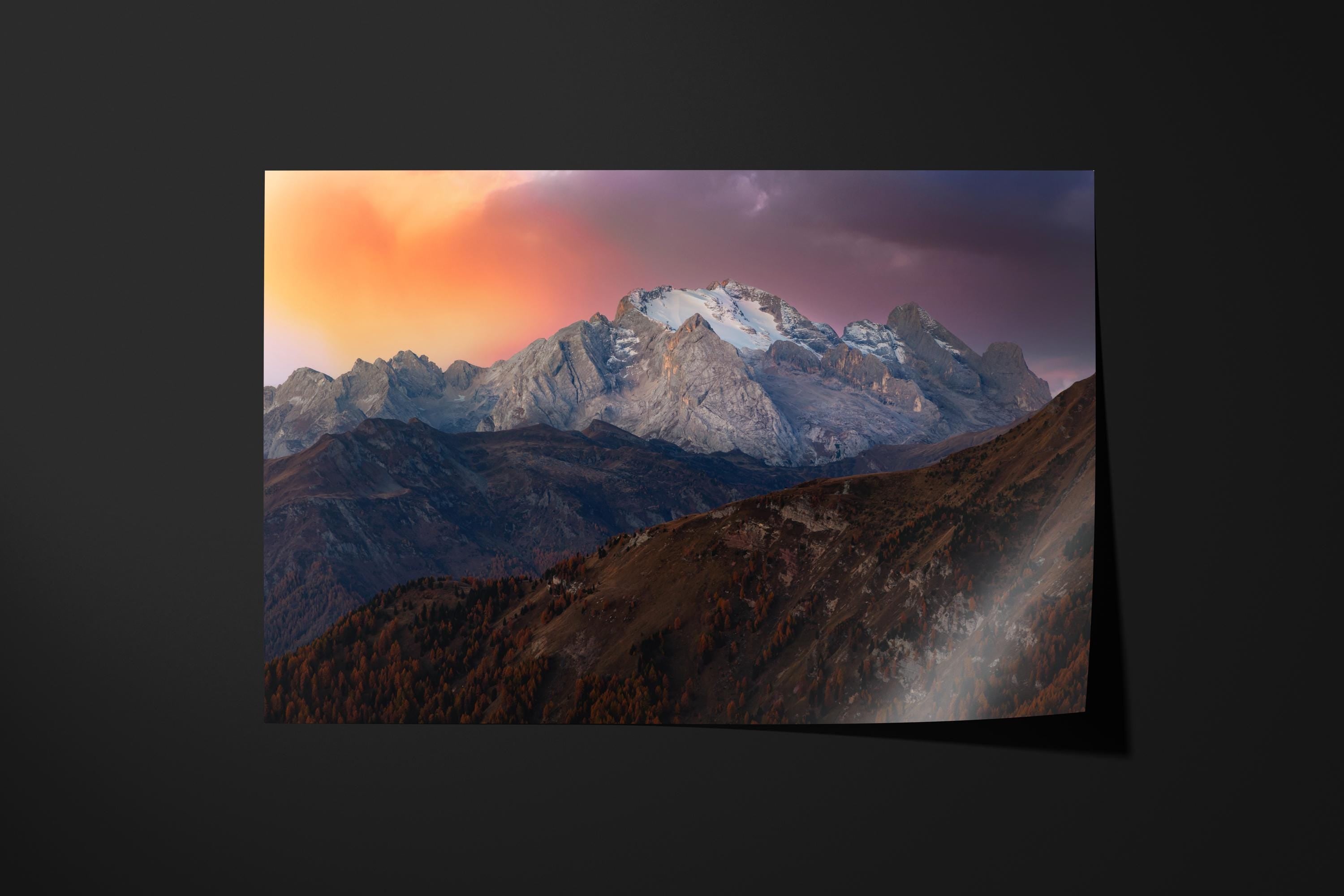 Dramatic Dolomites Sunset