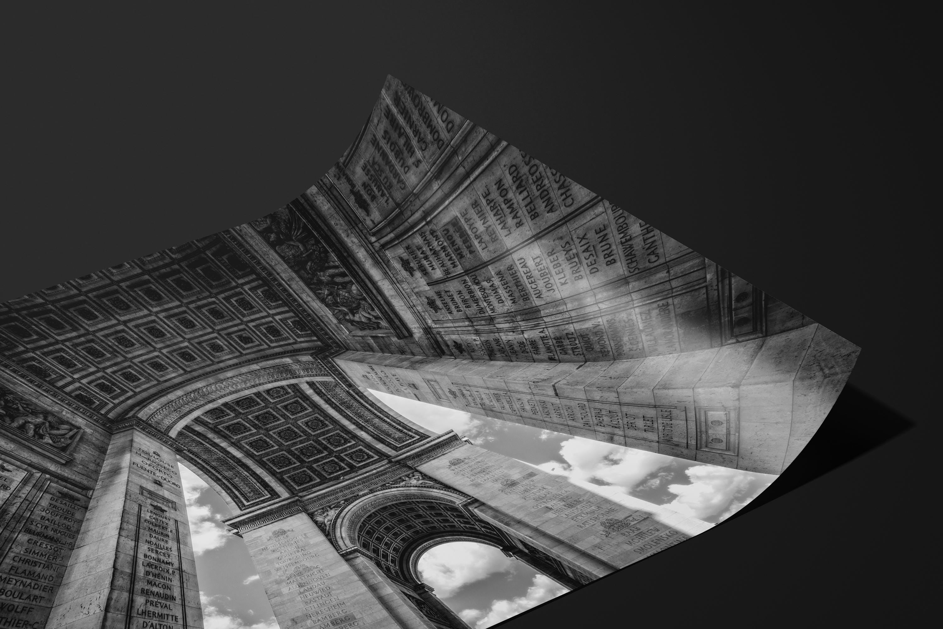 Arc de Triomphe Black and White