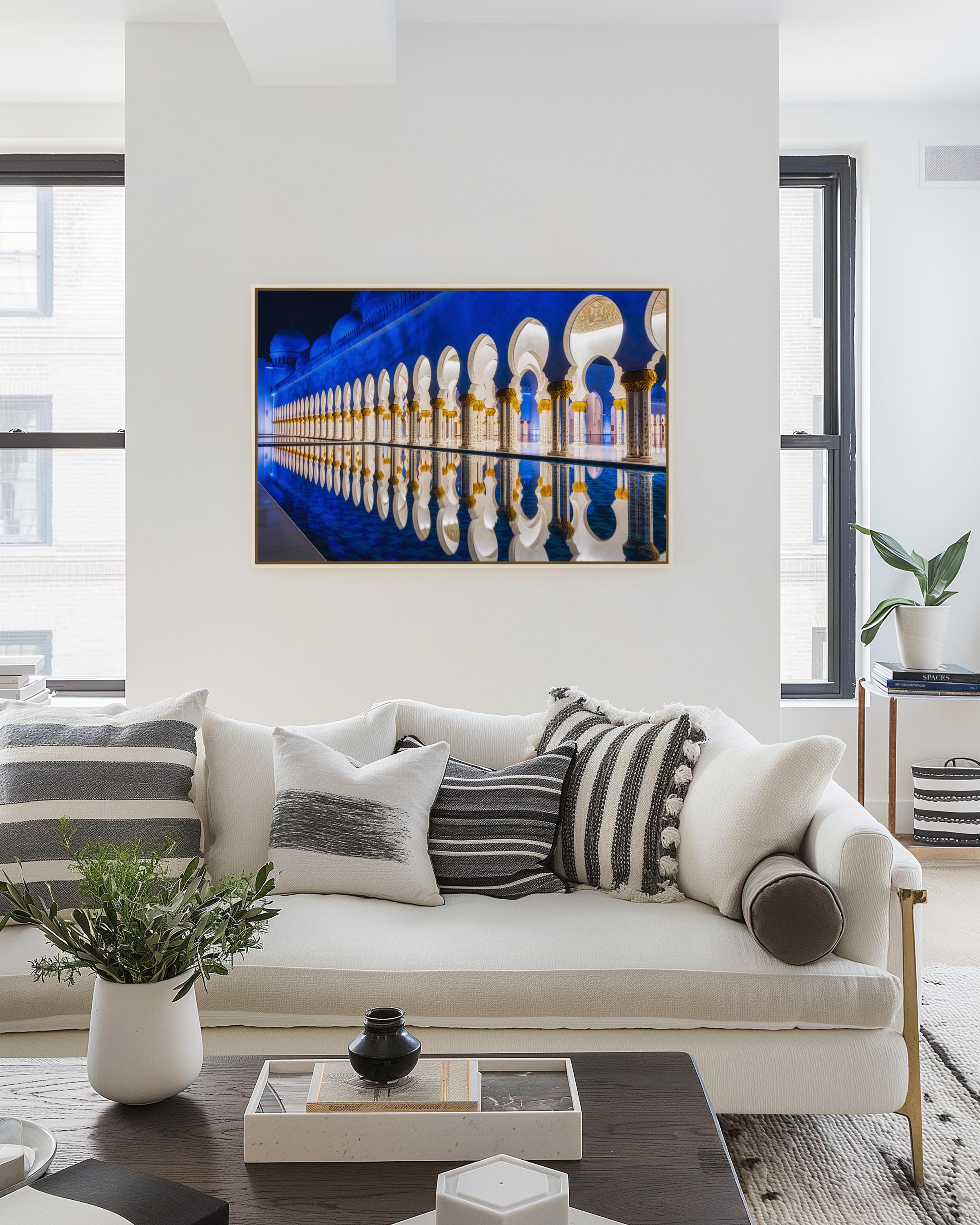 Sheikh Zayed Mosque Reflections Angle