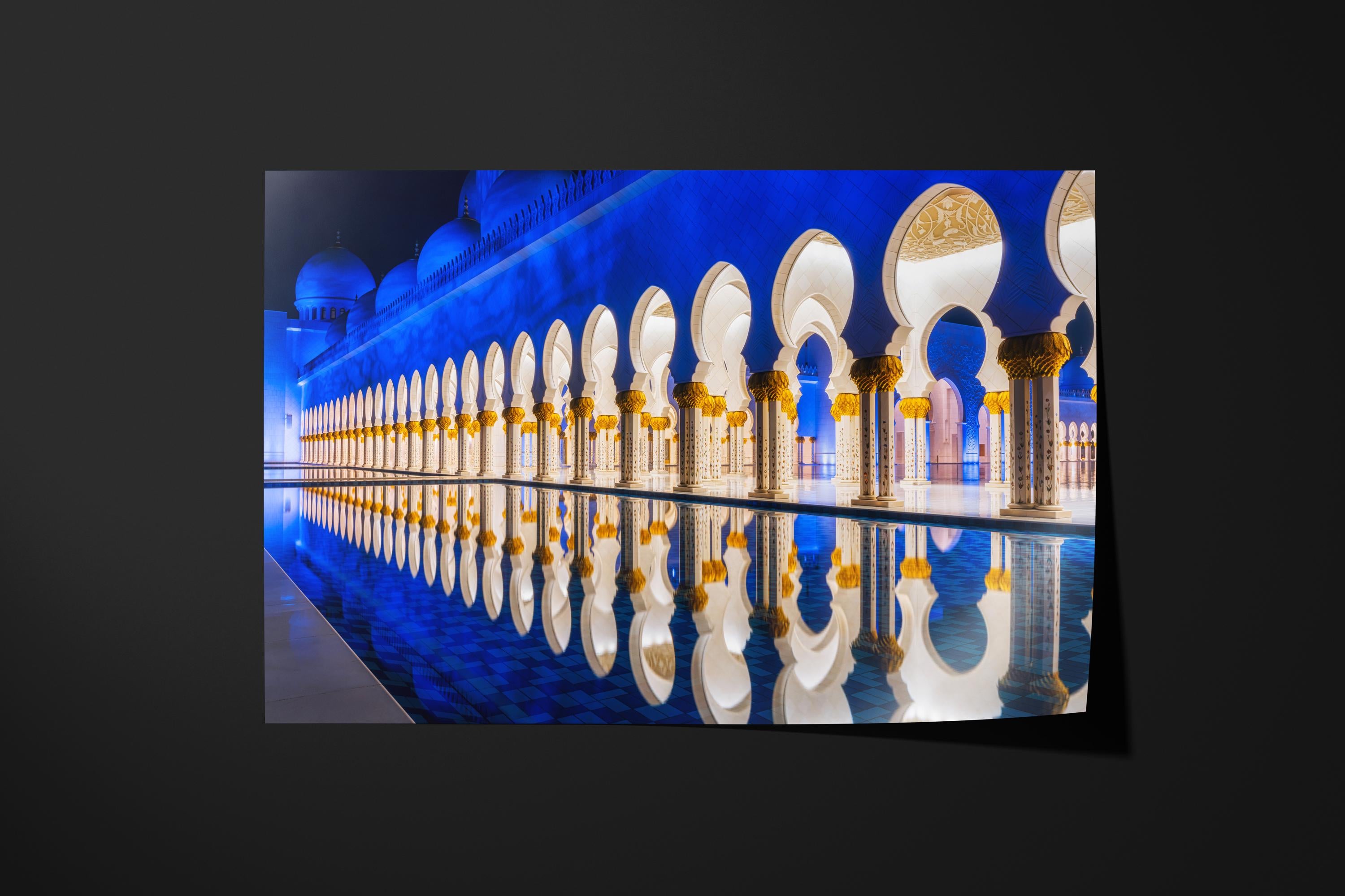 Sheikh Zayed Mosque Reflections Angle