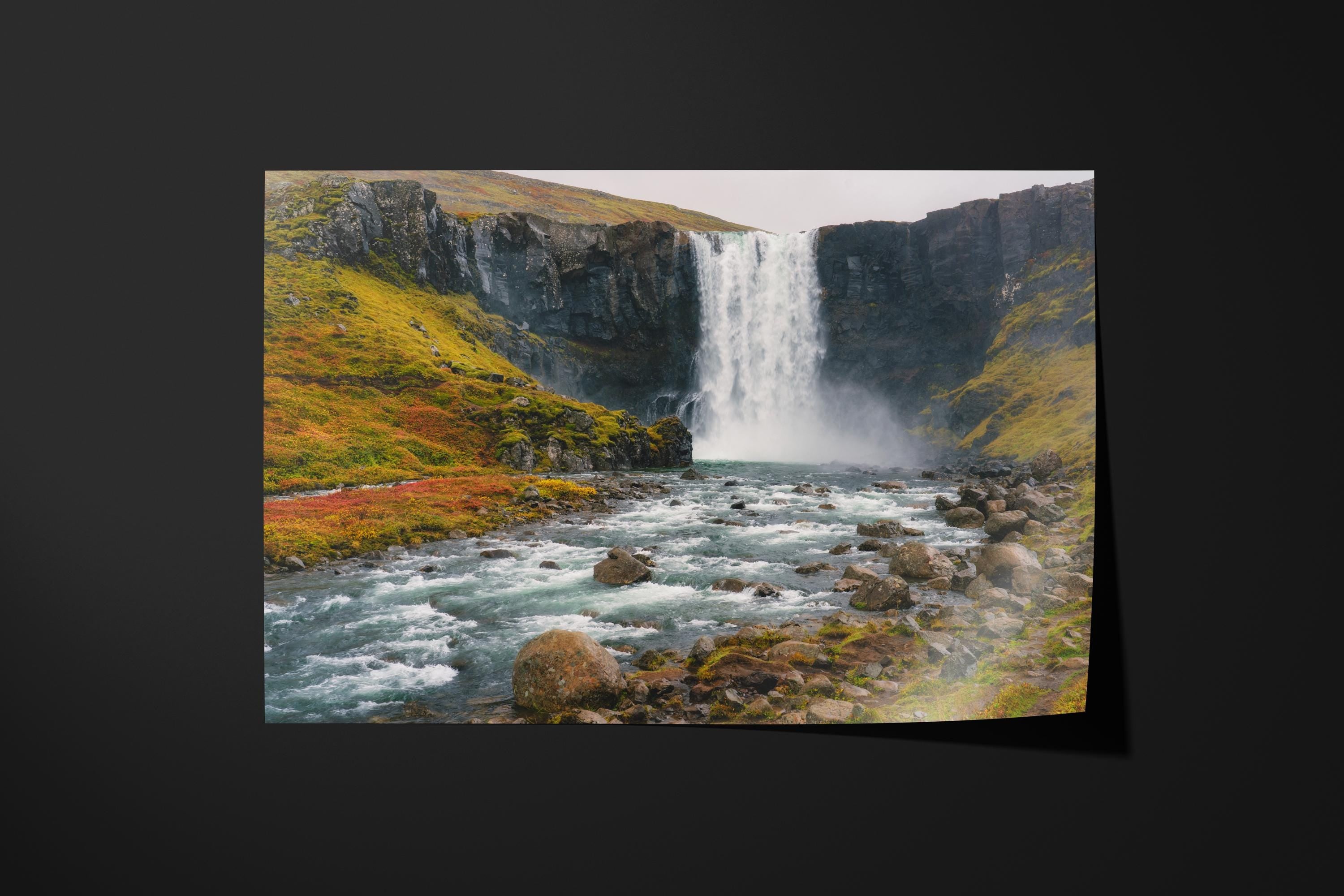Gufufoss Waterfall