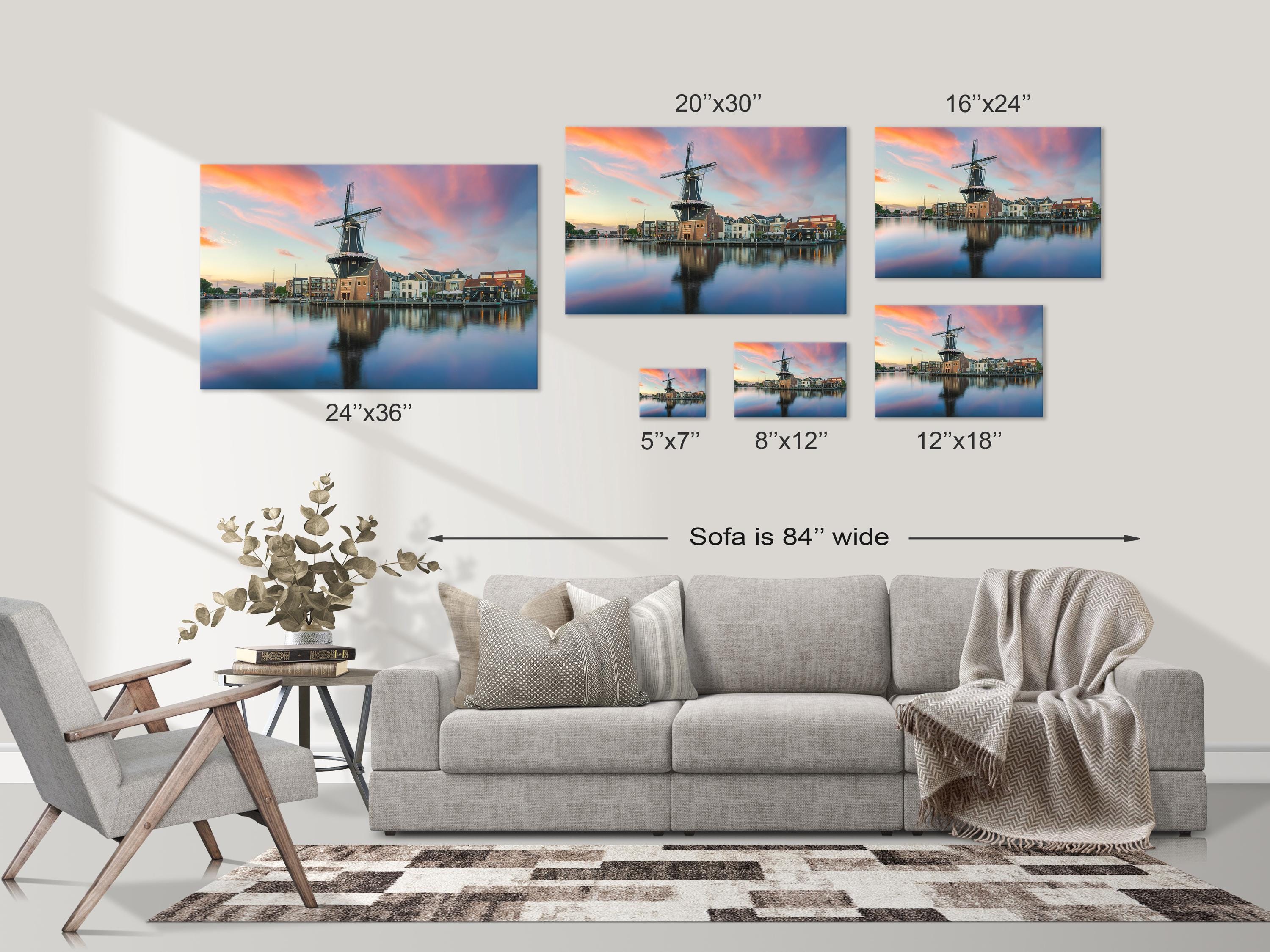 Haarlem Windmill Sunset