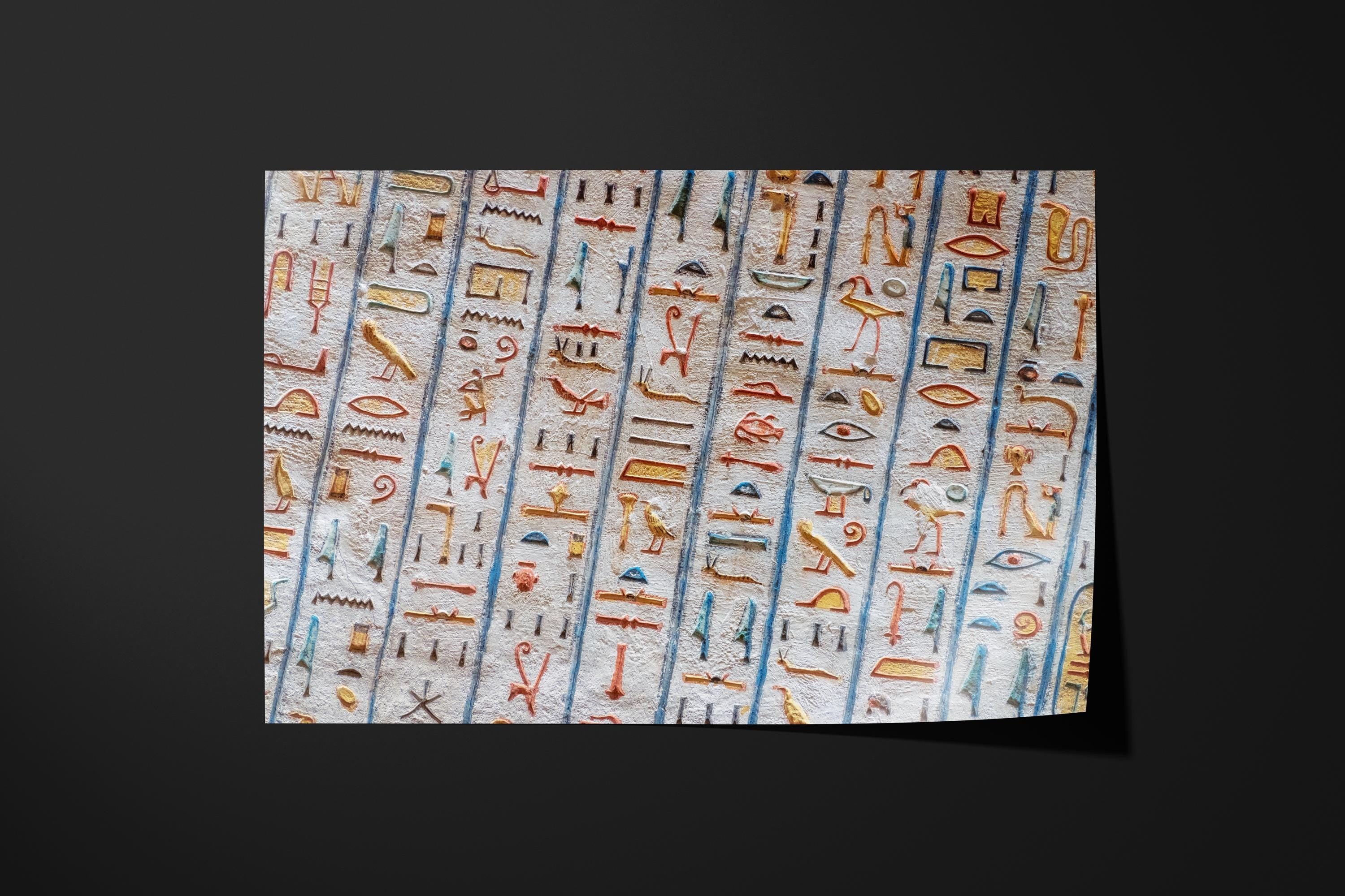 Egyptian Hieroglyphs Color