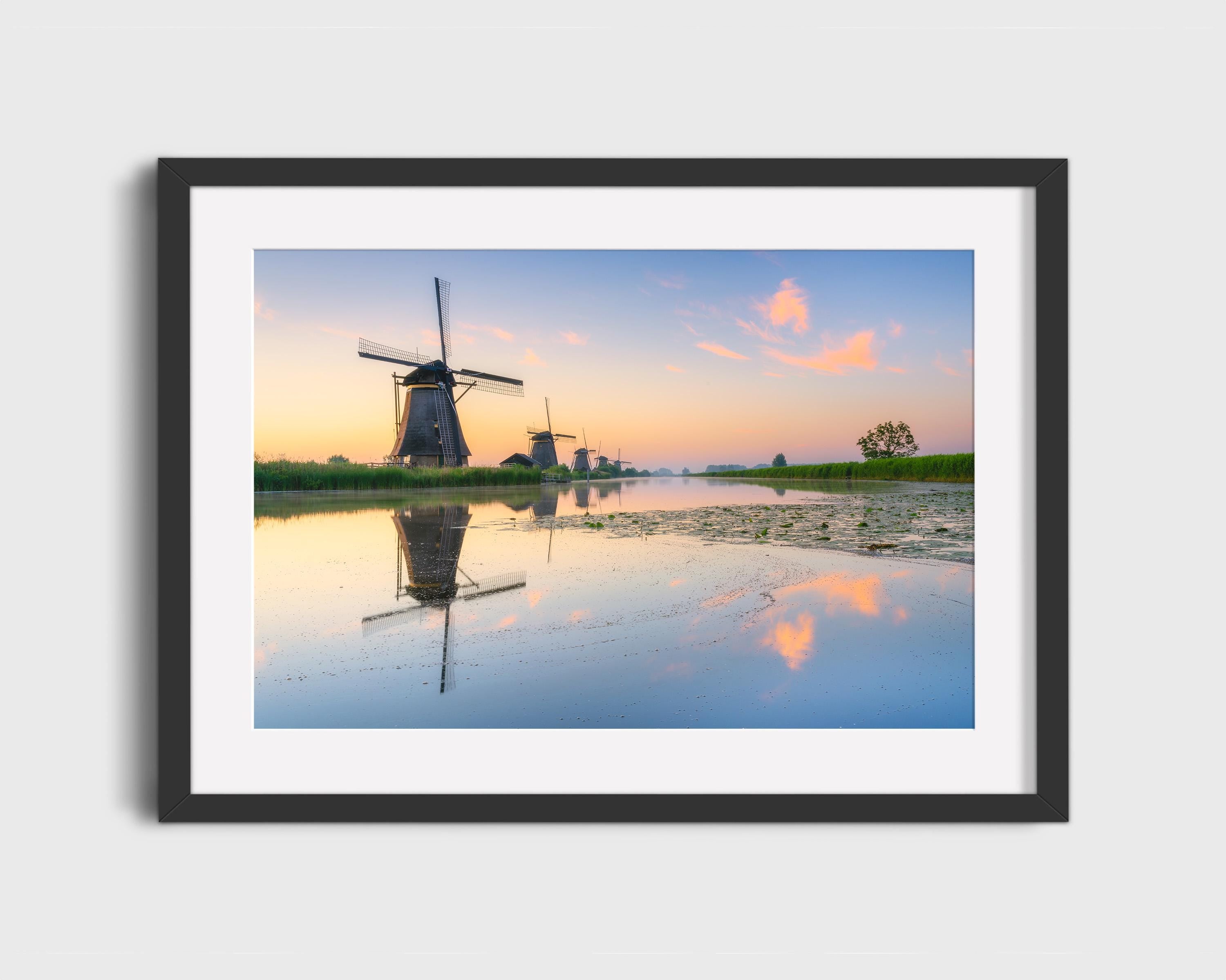 Kinderdijk Windmills at Sunrise