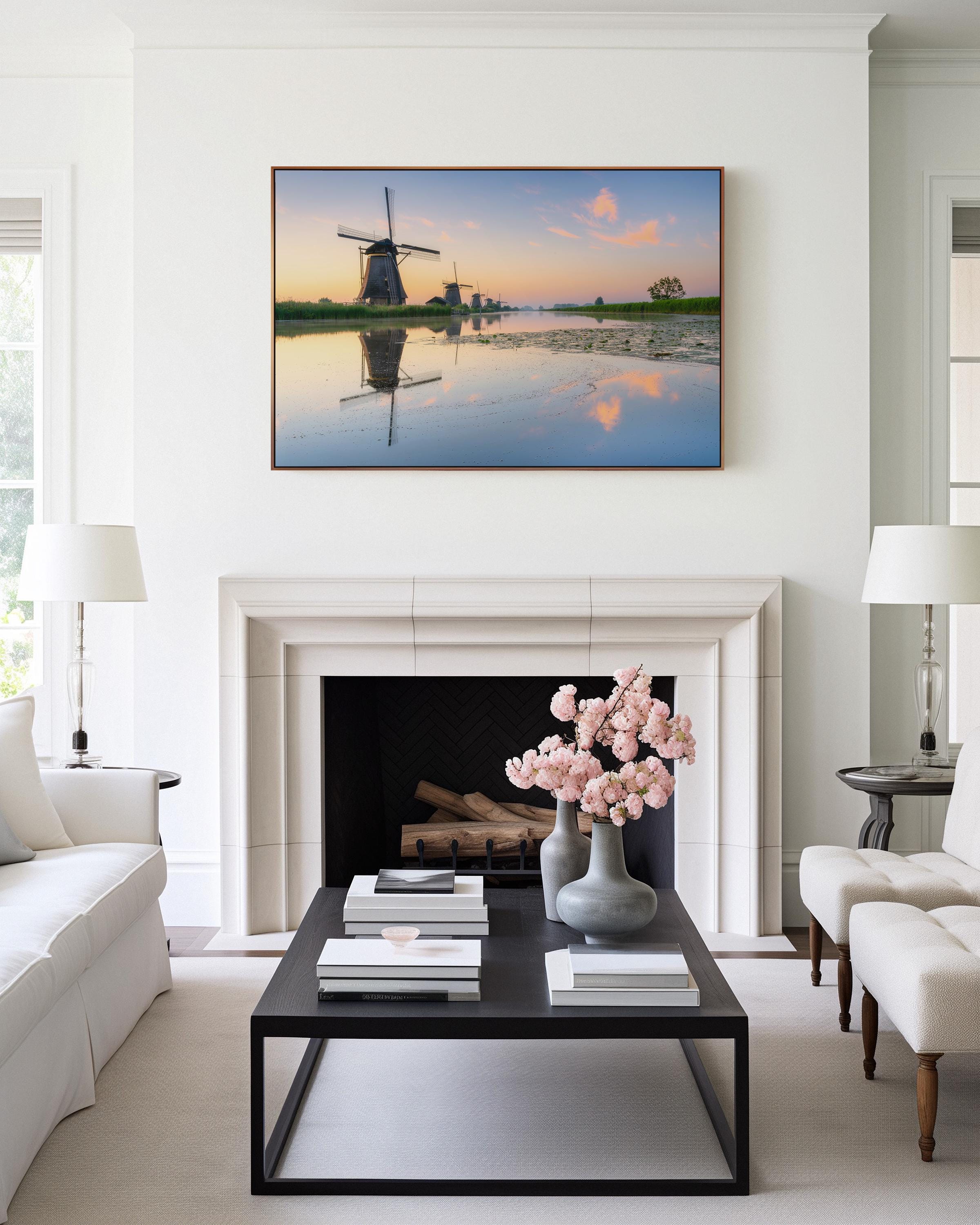 Kinderdijk Windmills at Sunrise