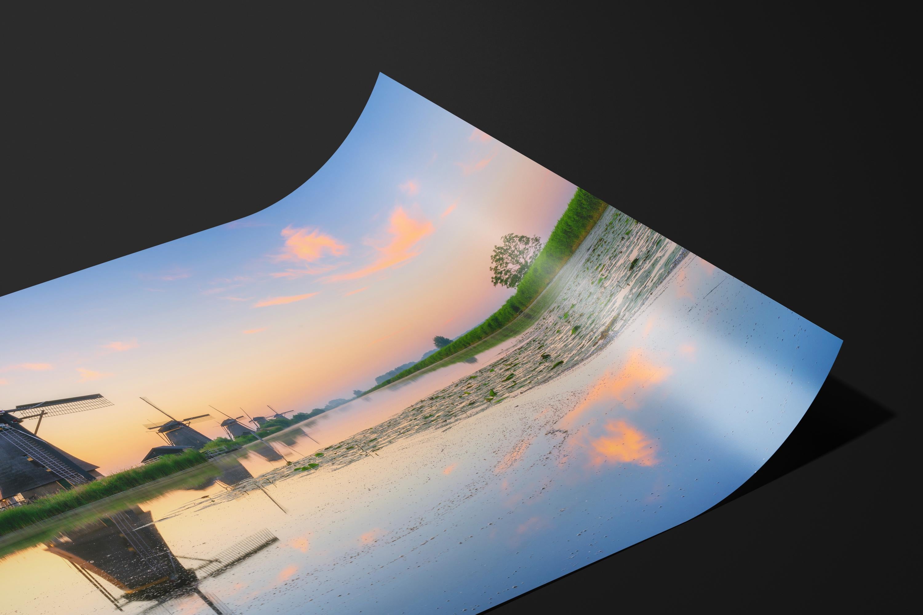 Kinderdijk Windmills at Sunrise