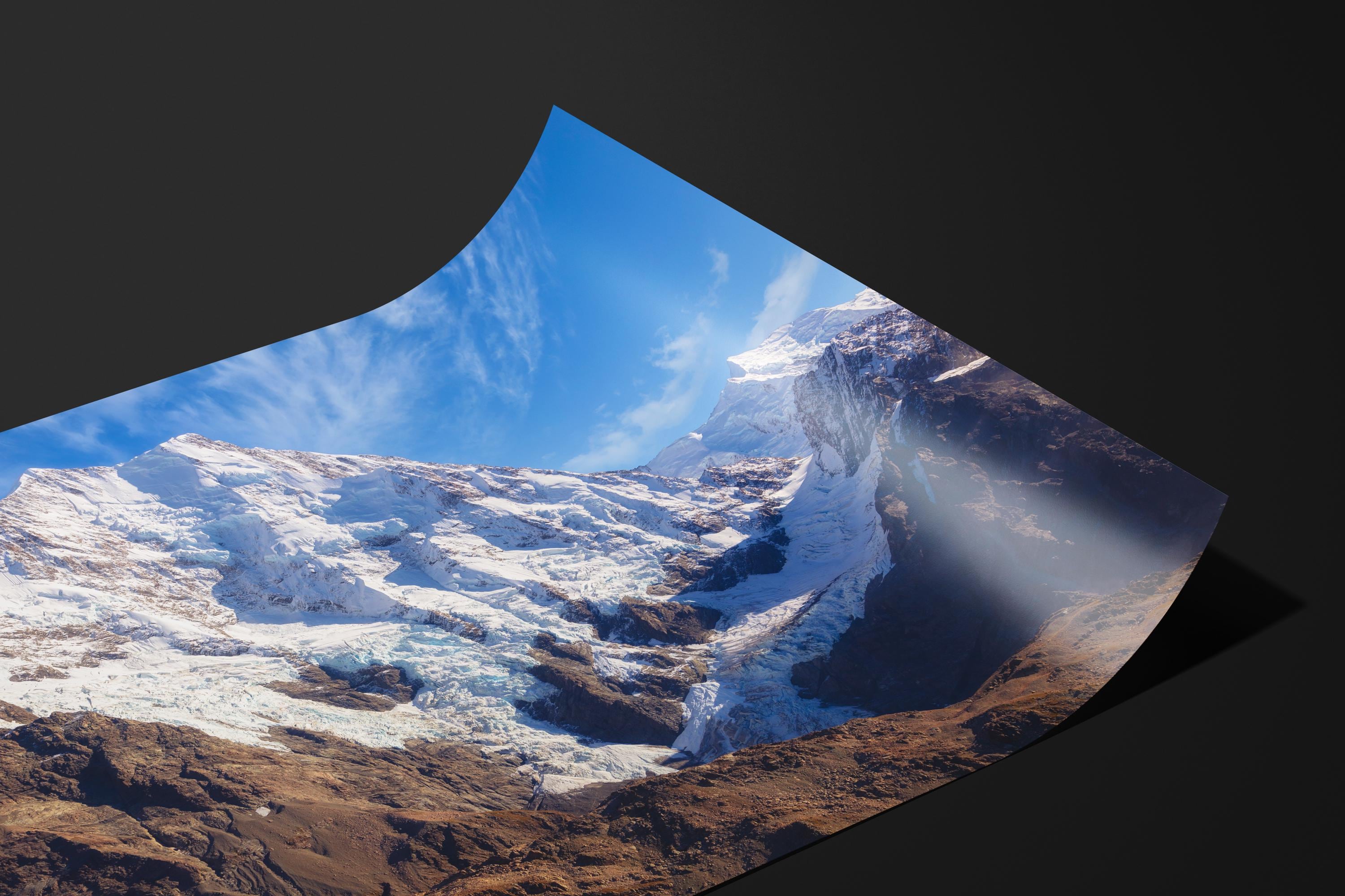 Majestic Snowy Peak