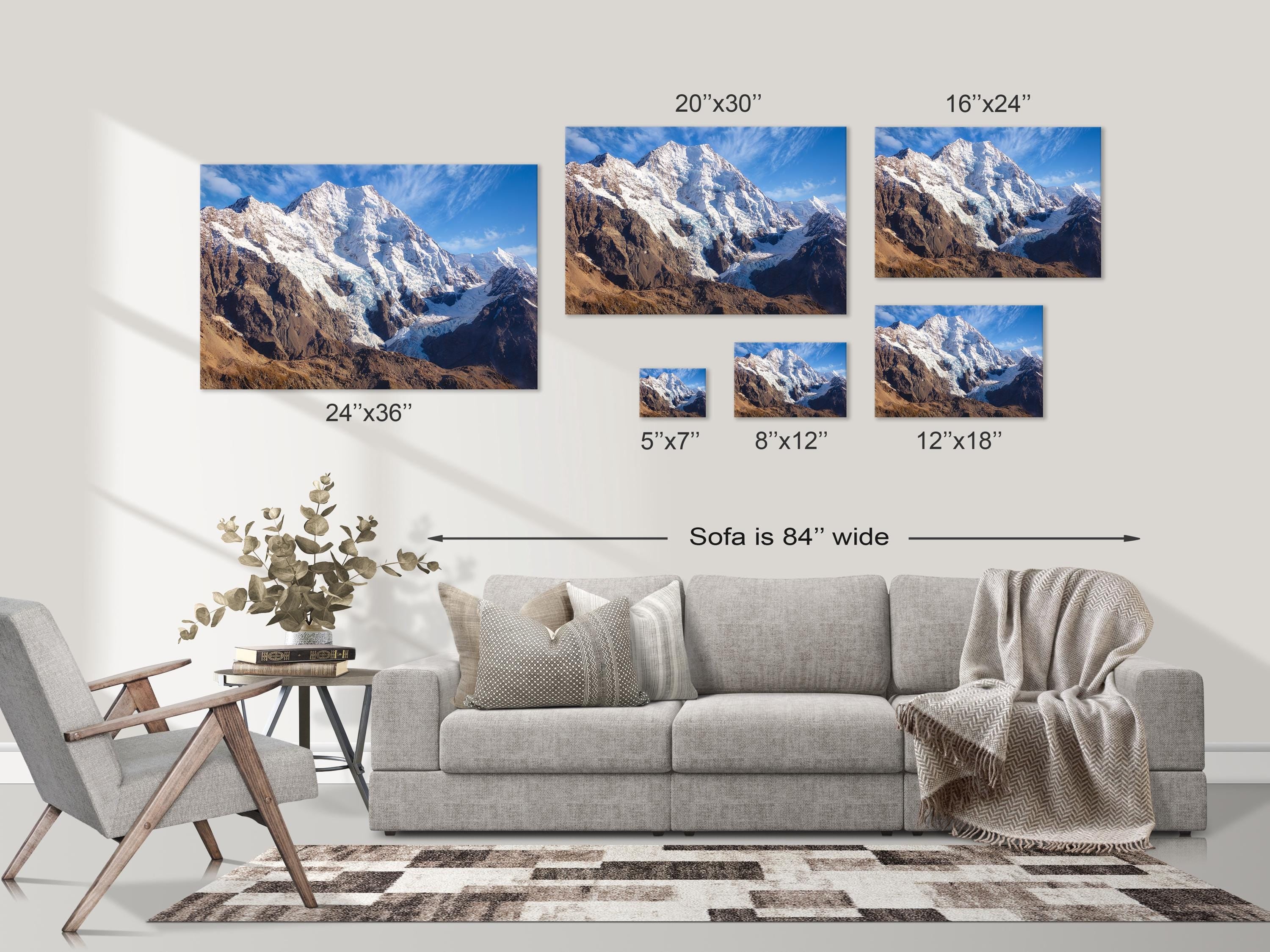 Majestic Snowy Peak