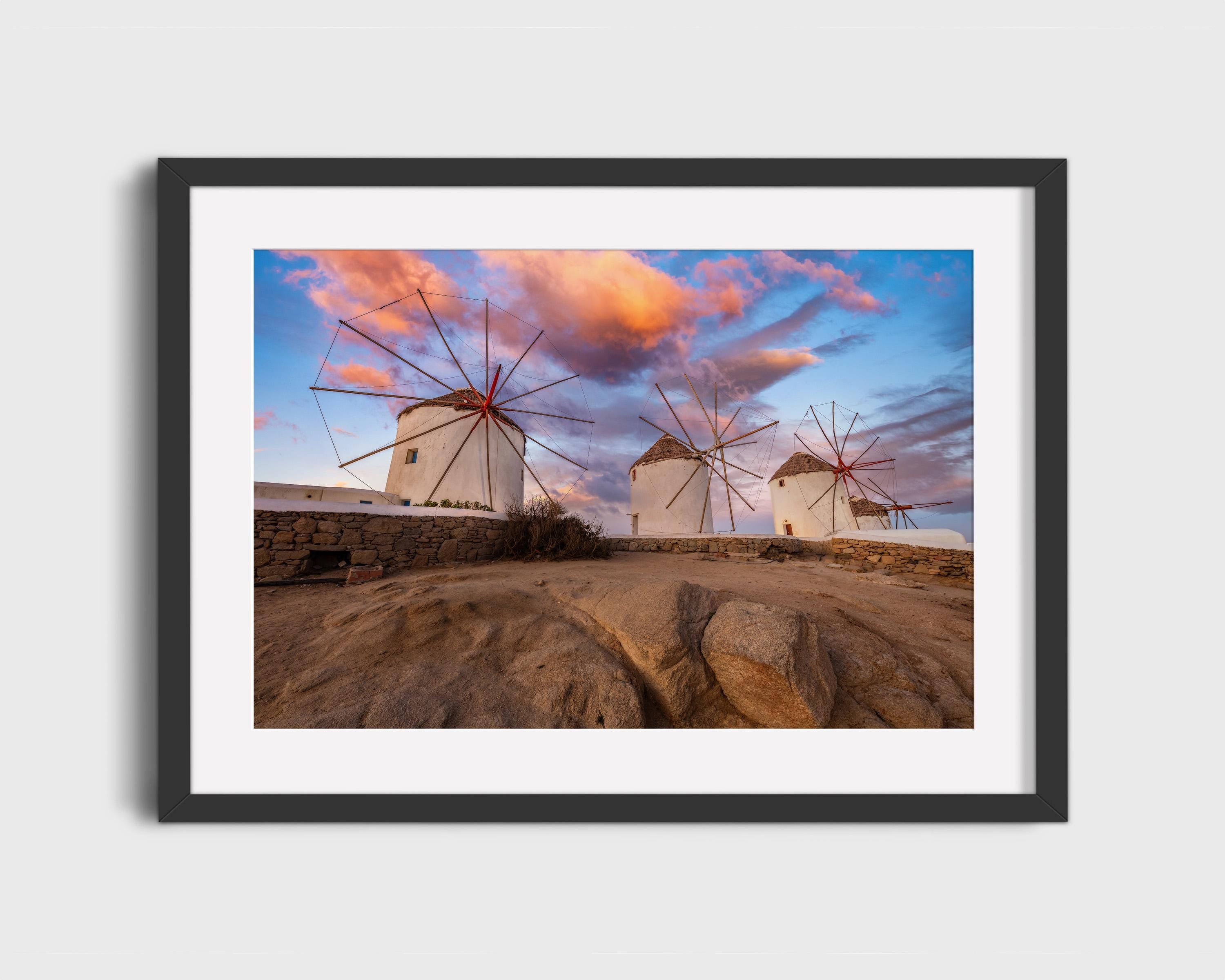 Mykonos Windmills Sunset
