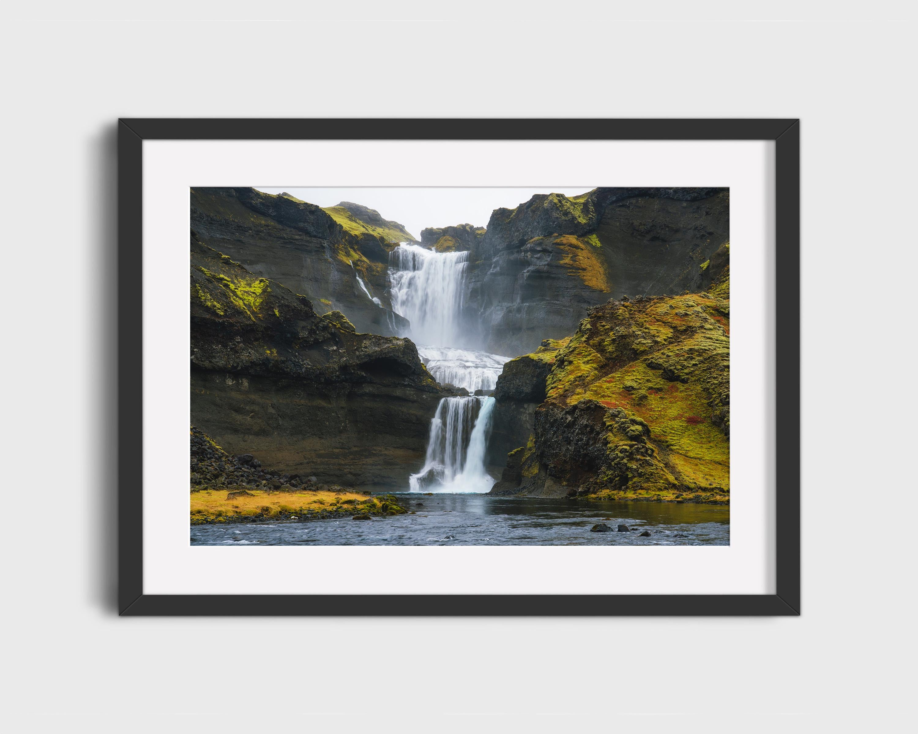 Majestic Iceland Waterfall