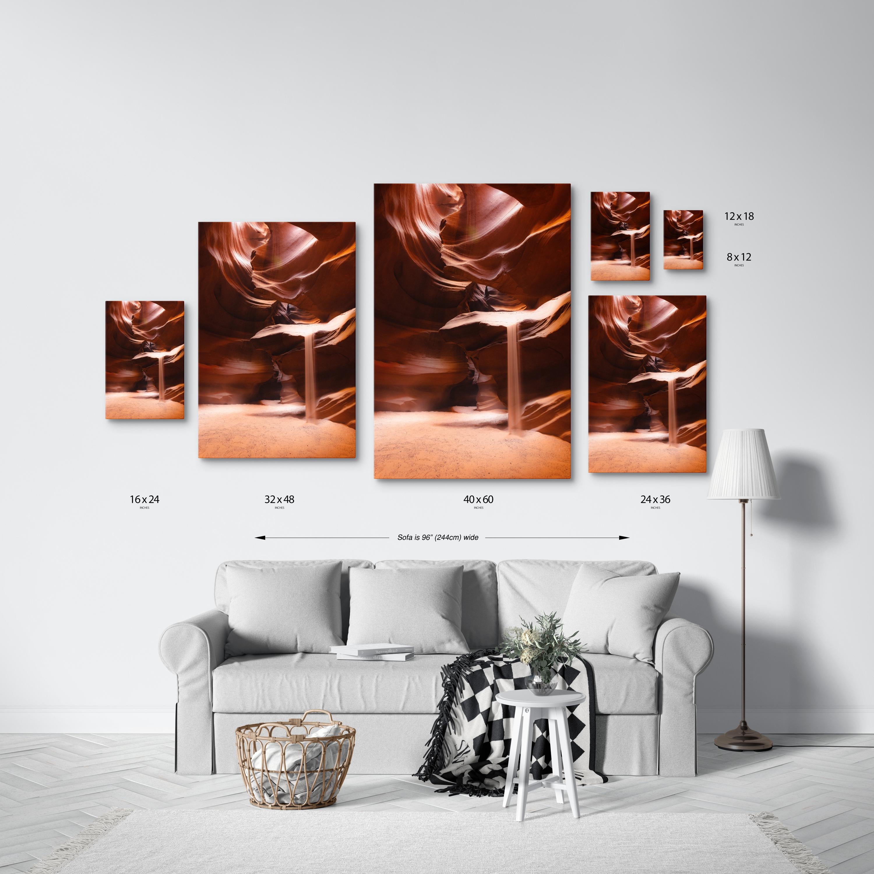 Antelope Canyon Sandfall