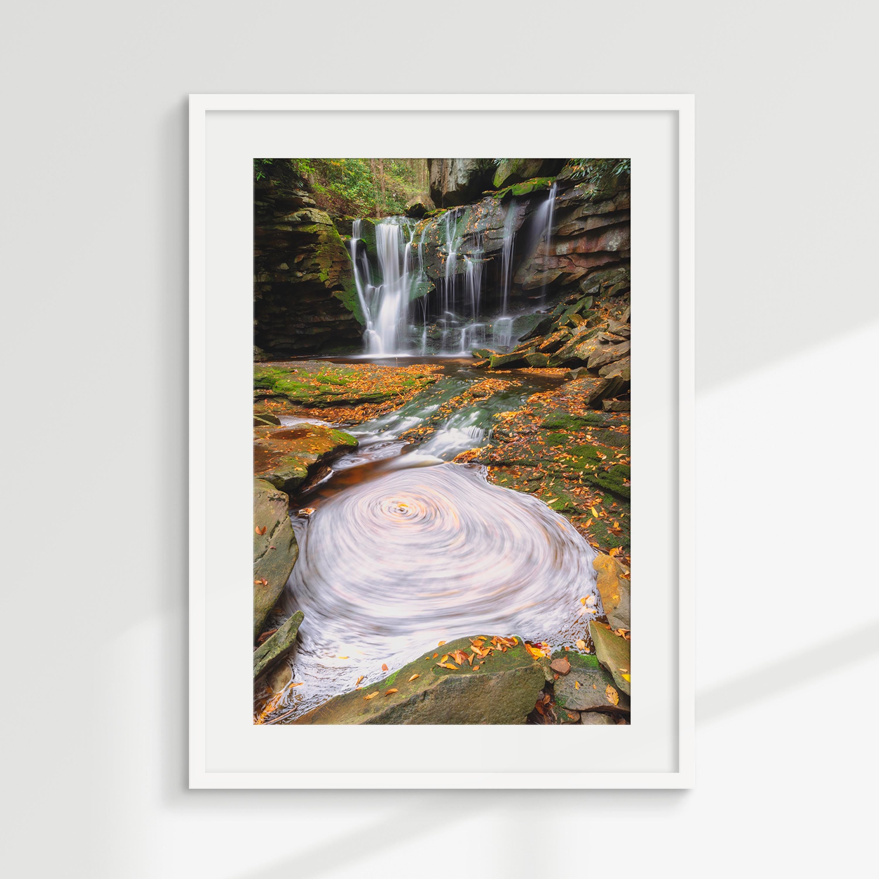 Elakala Falls Swirl | Autumn Waterfall