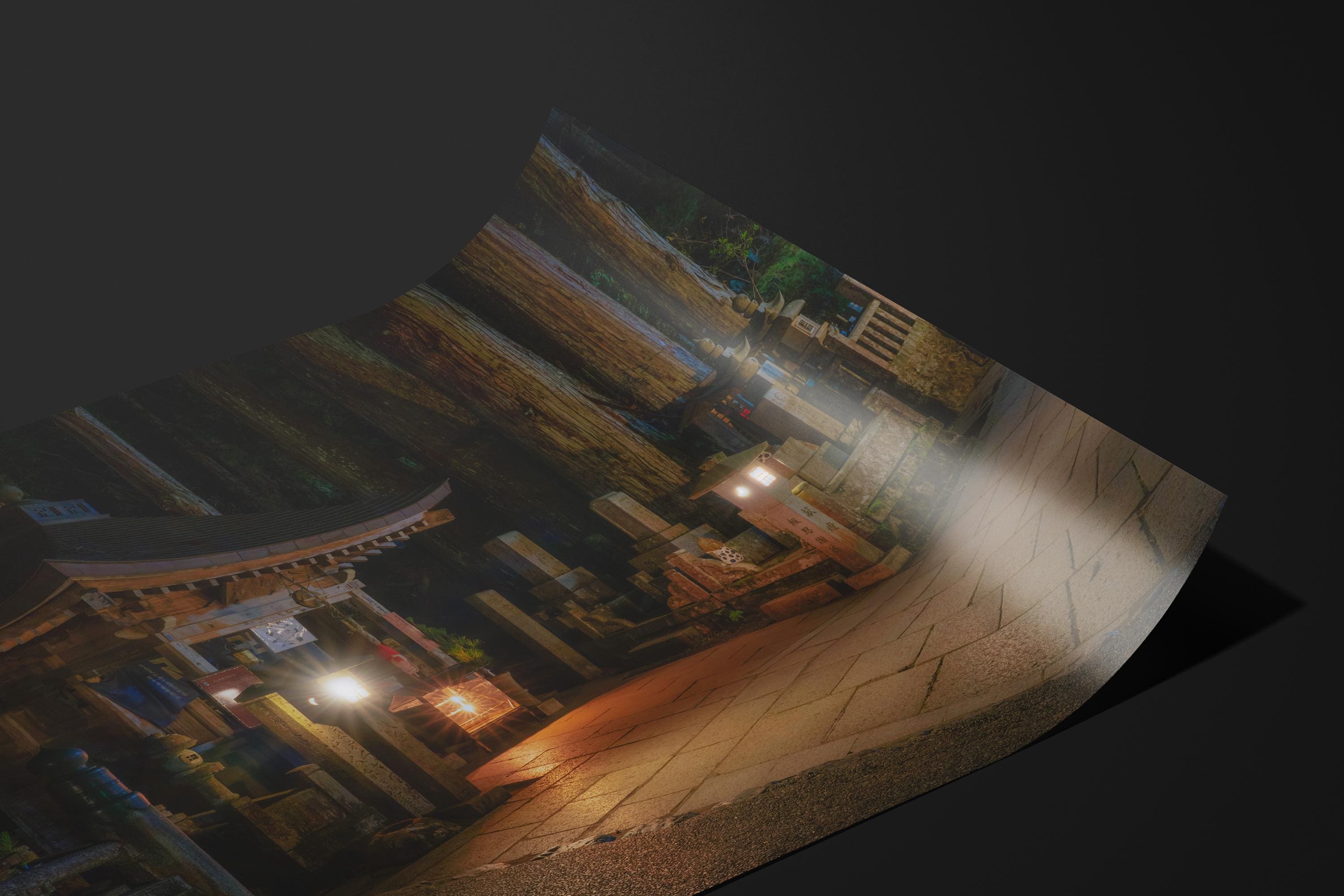 Mystical Japanese Shrine Night