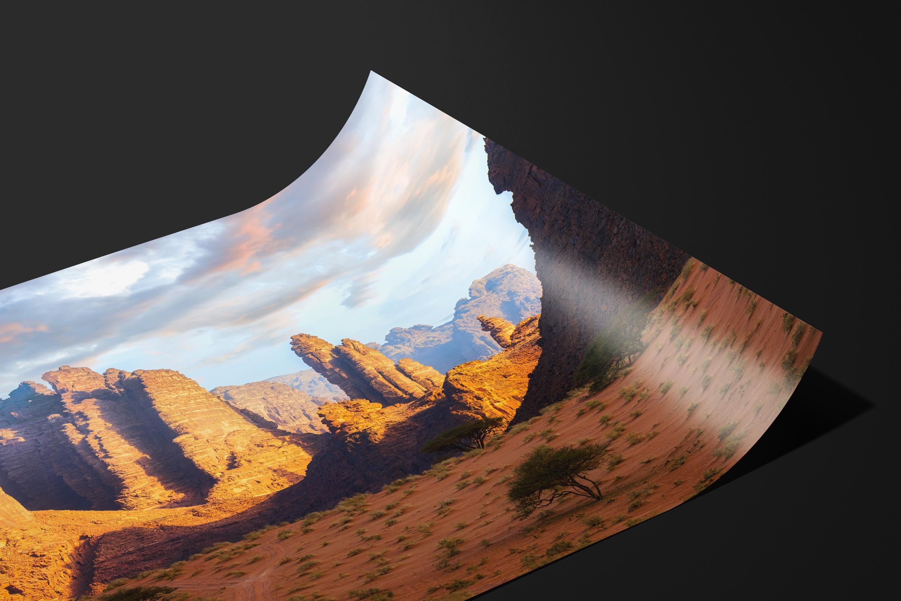 Sunrise over Disah Valley