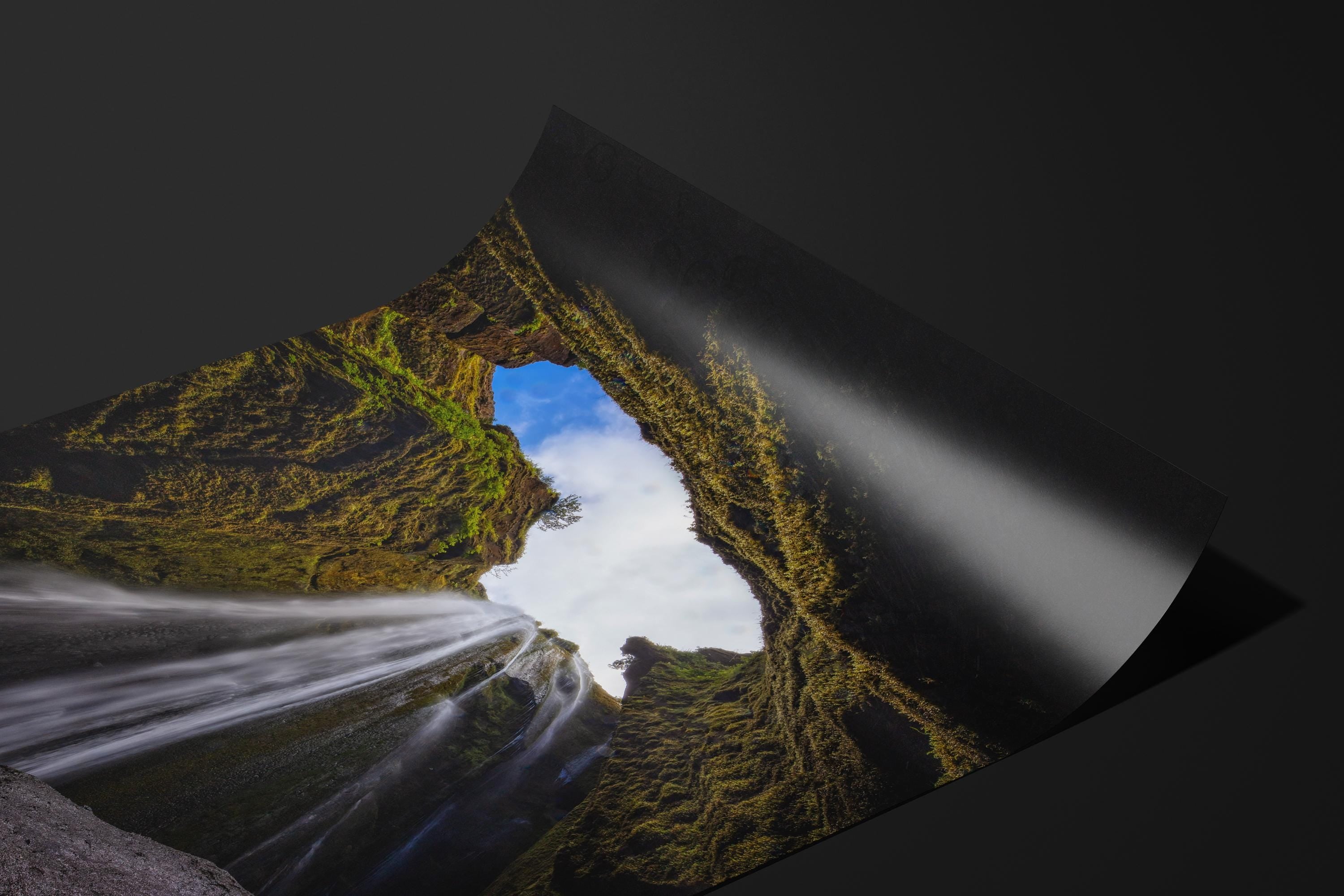 Hidden Icelandic Waterfall