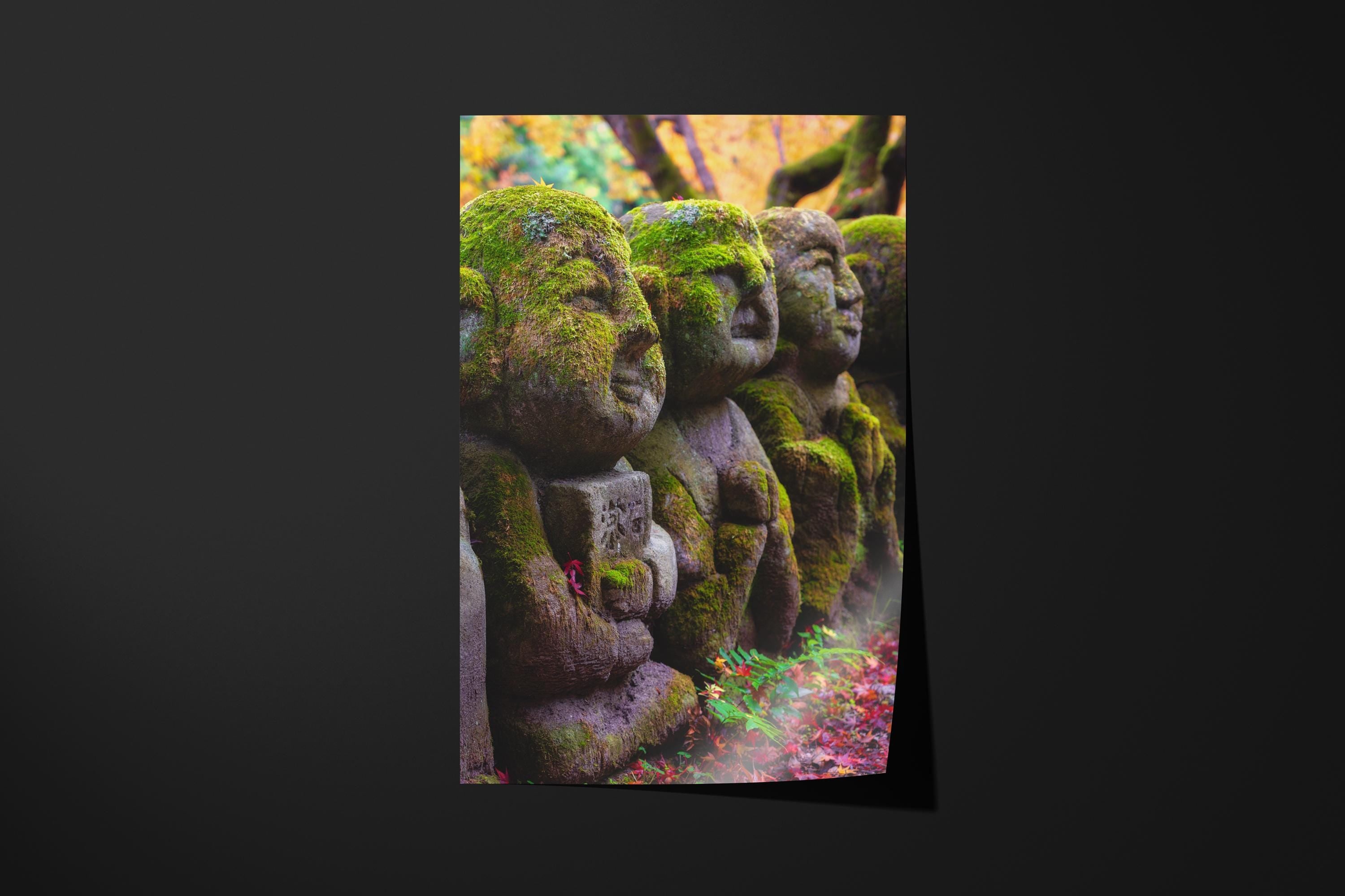 Mossy Buddha Statues
