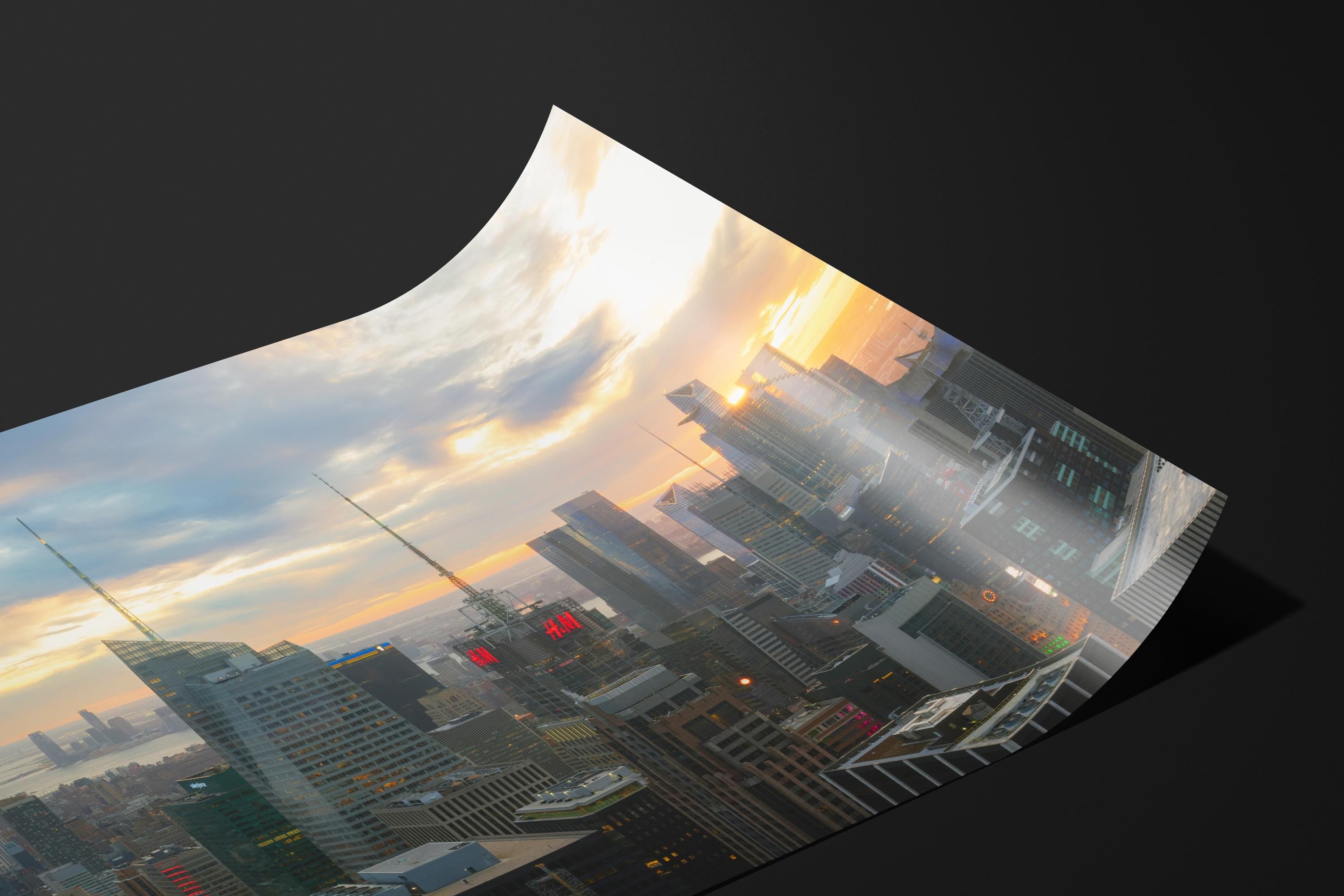 Golden Hour NYC Skyline Panorama