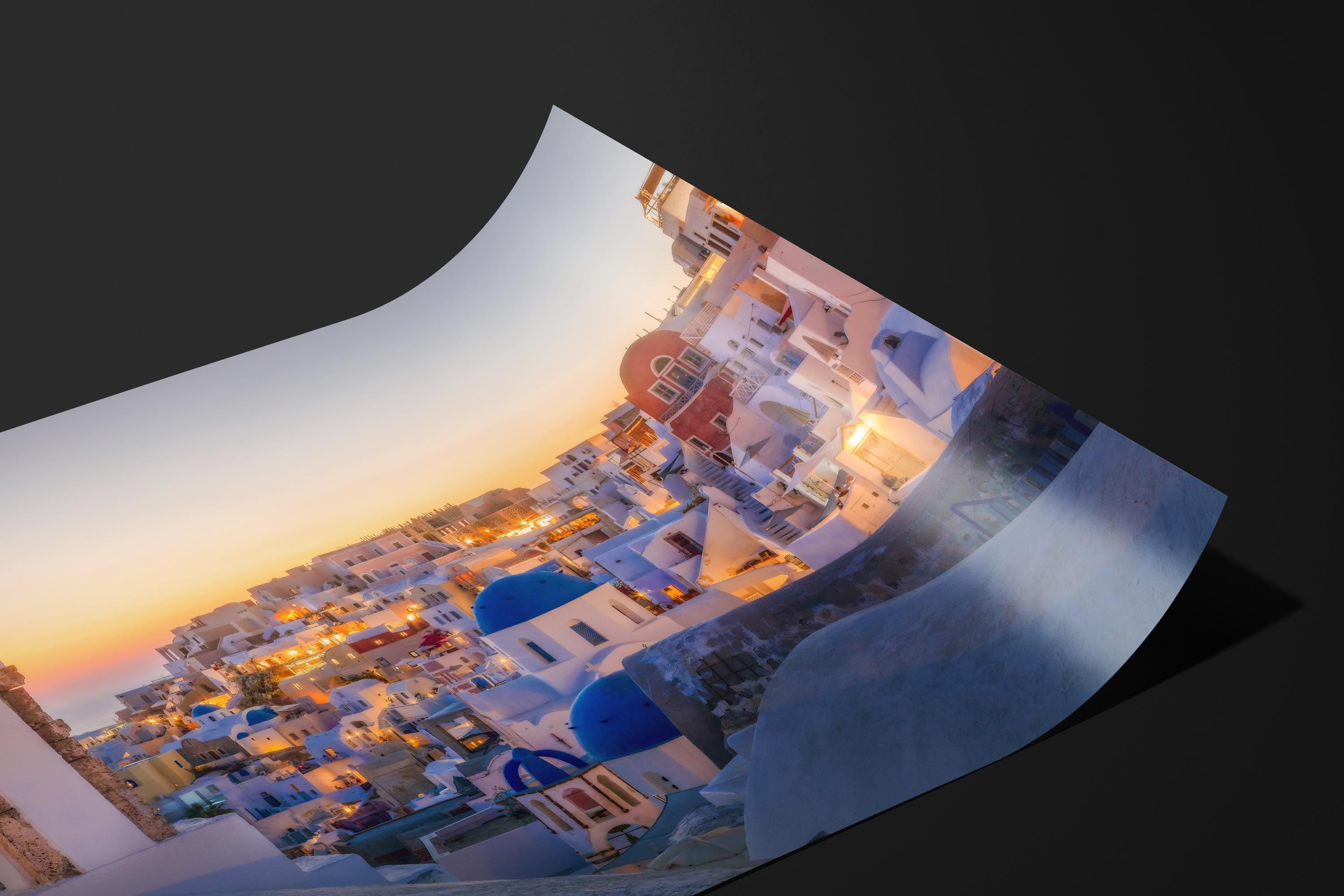 Santorini Sunset Panorama