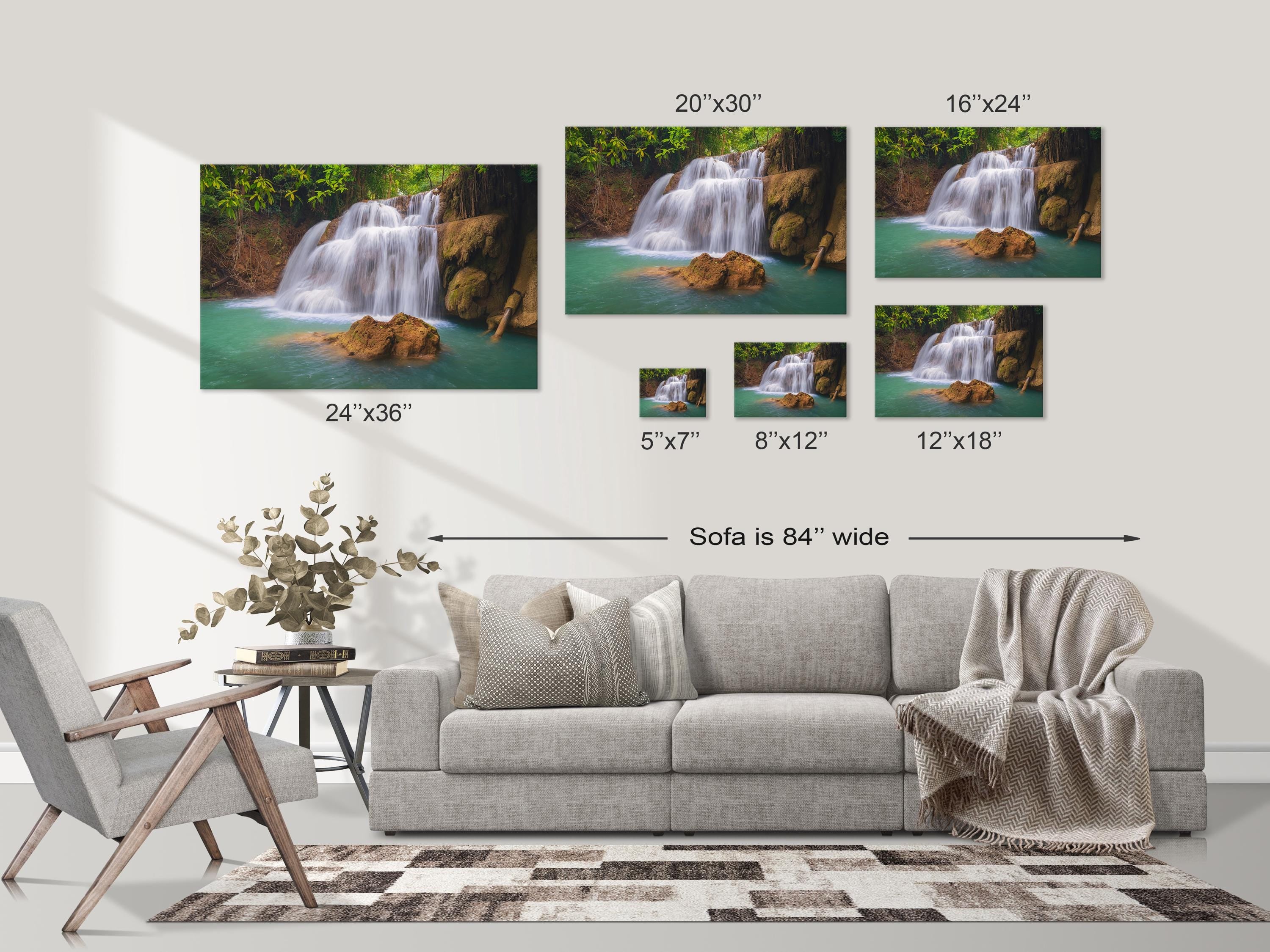 Tranquil Jungle Waterfall