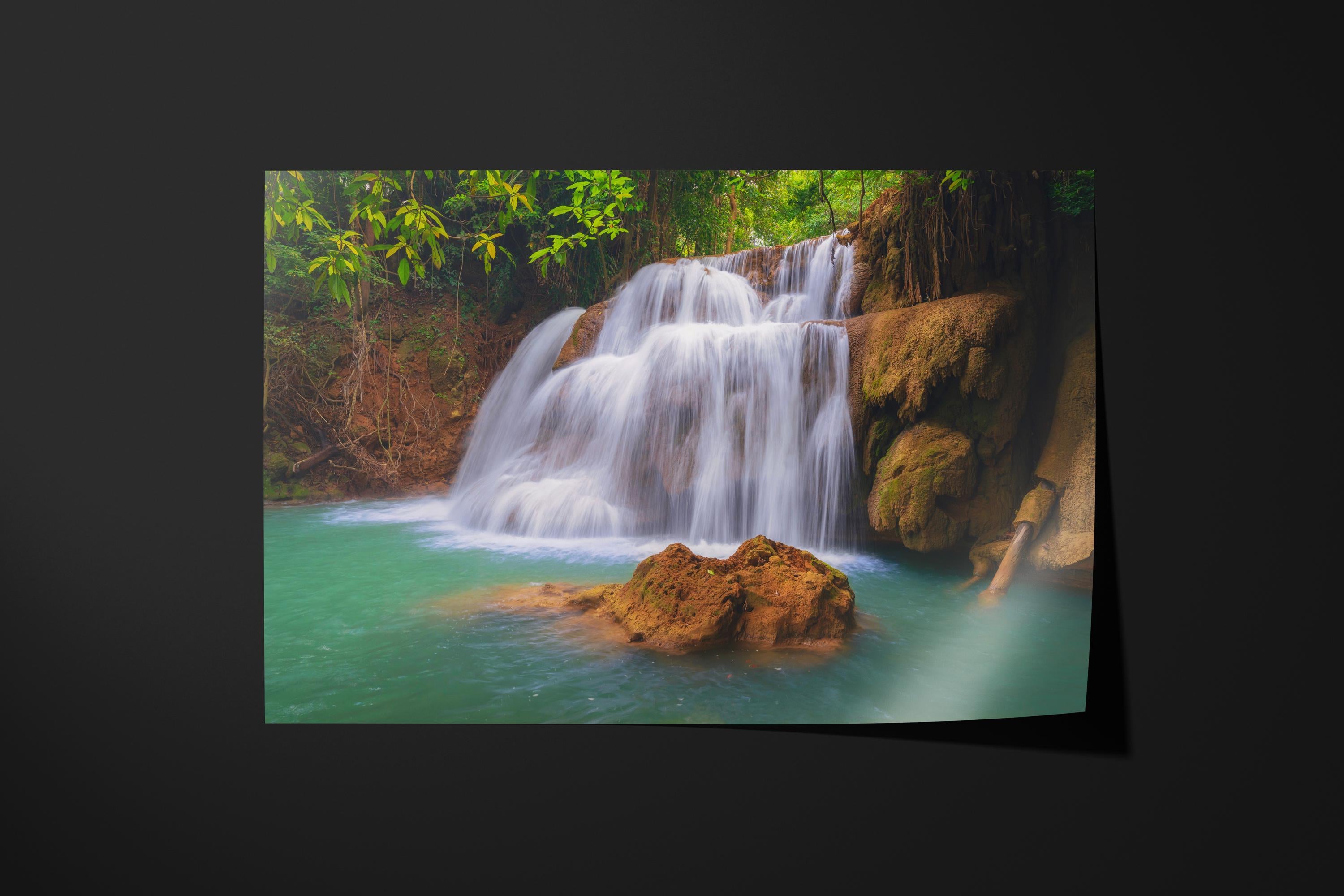Tranquil Jungle Waterfall